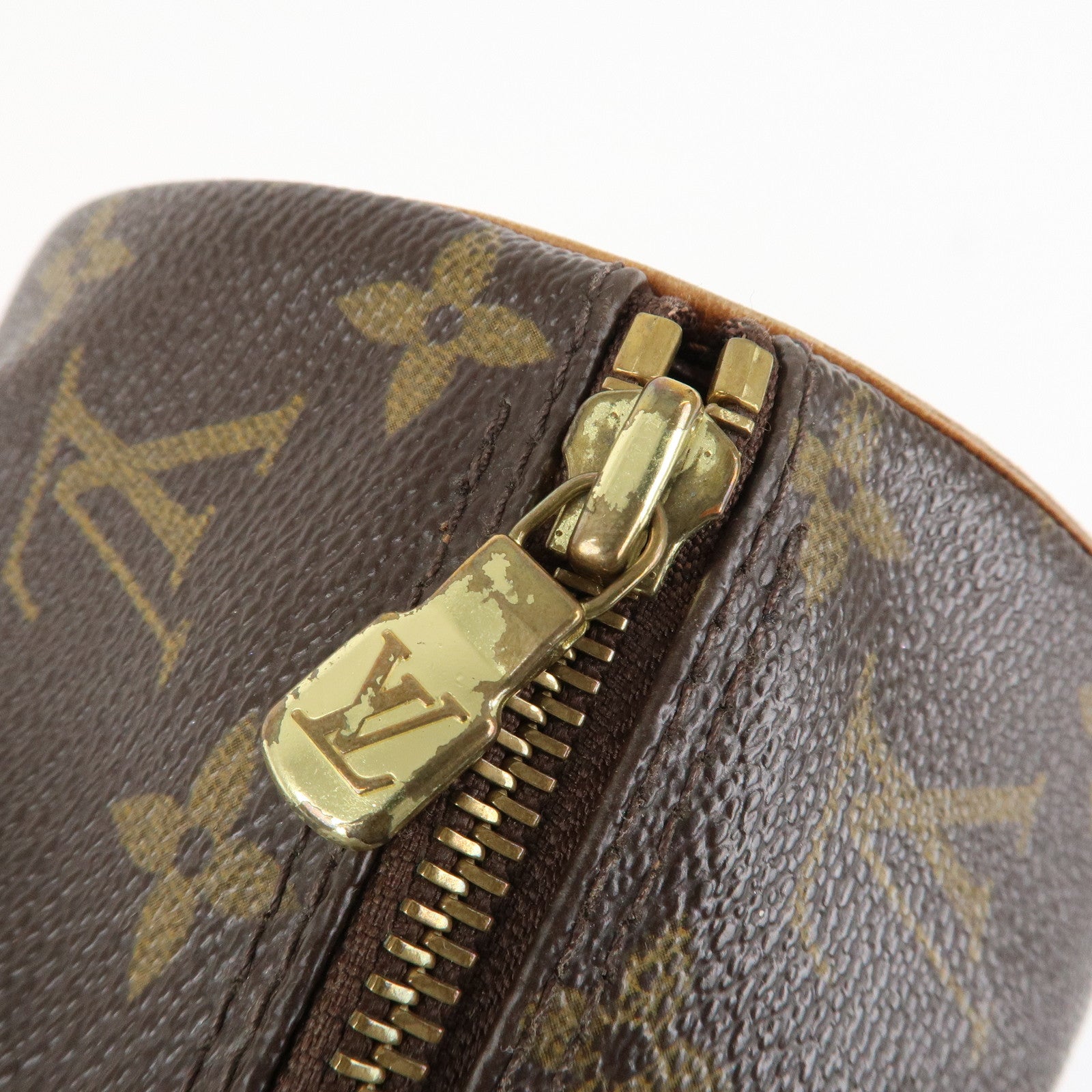 Louis Vuitton Monogram Papillon 30 Hand Bag Brown M51385 Used