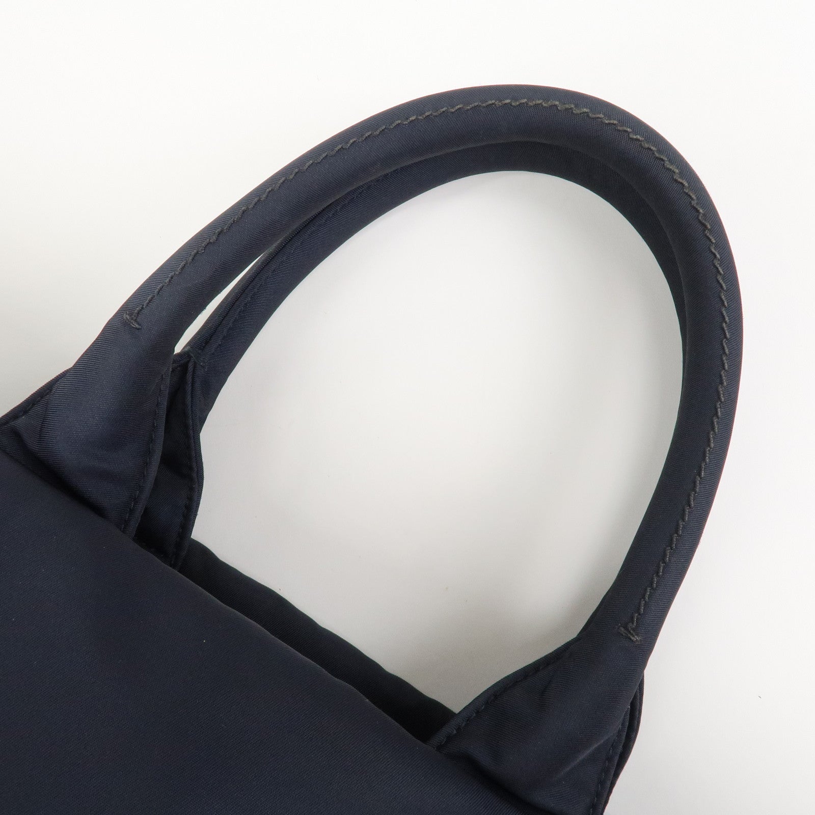 PRADA Nylon 2 Way Bag Hand Bag Shoulder Bag Black Navy BR4521