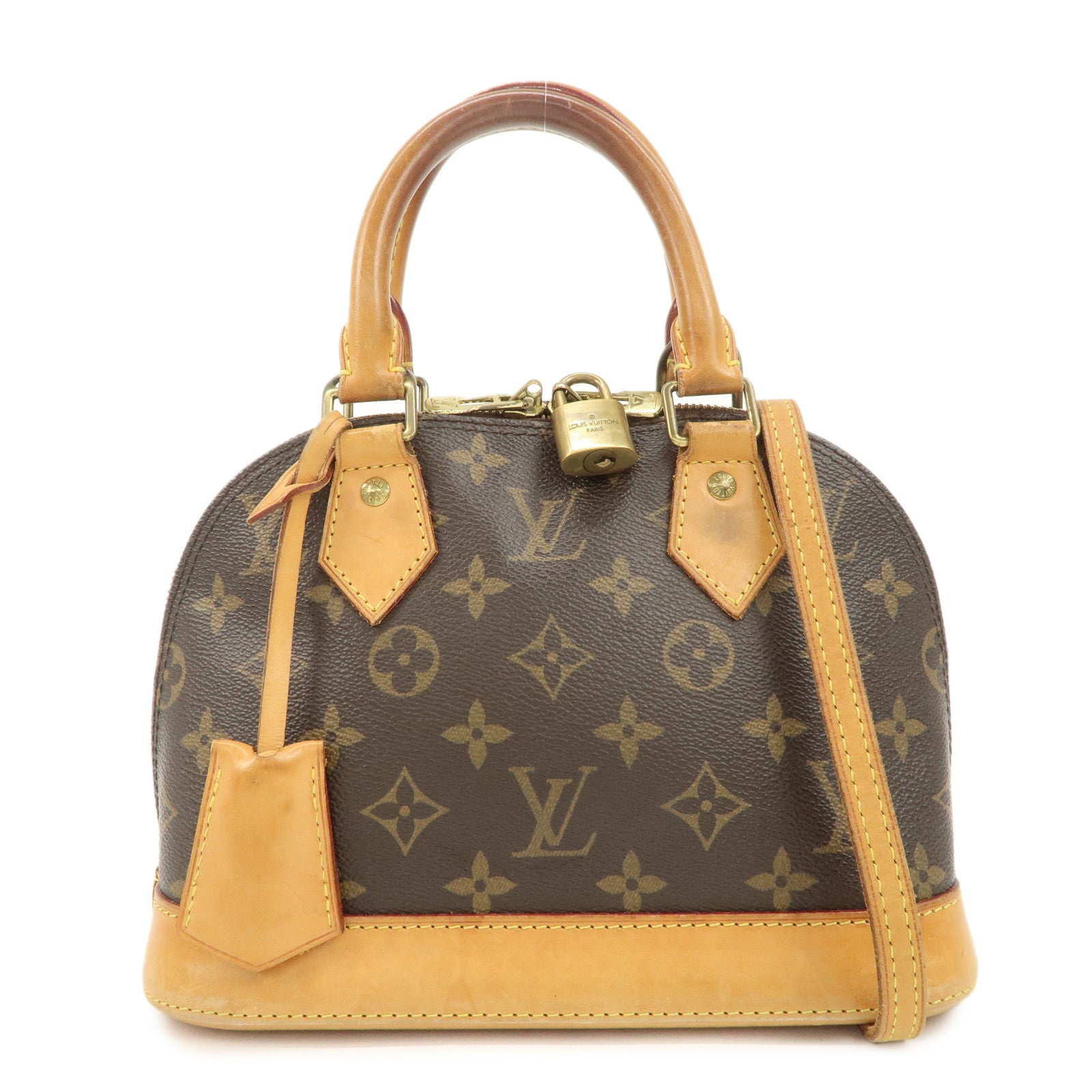 Louis Vuitton Monogram Alma BB 2Way Bag Hand Bag M53152