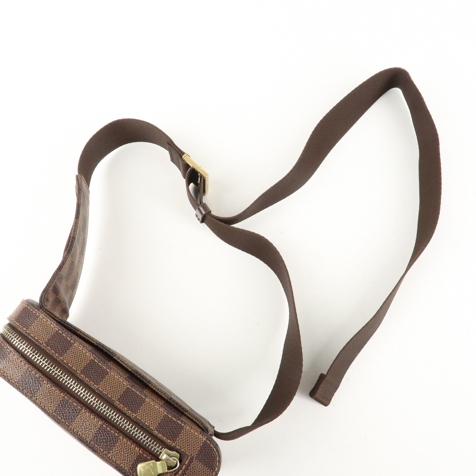 Louis Vuitton Damier Ebene Geronimos Crossbody Waist Bag Brown N51994