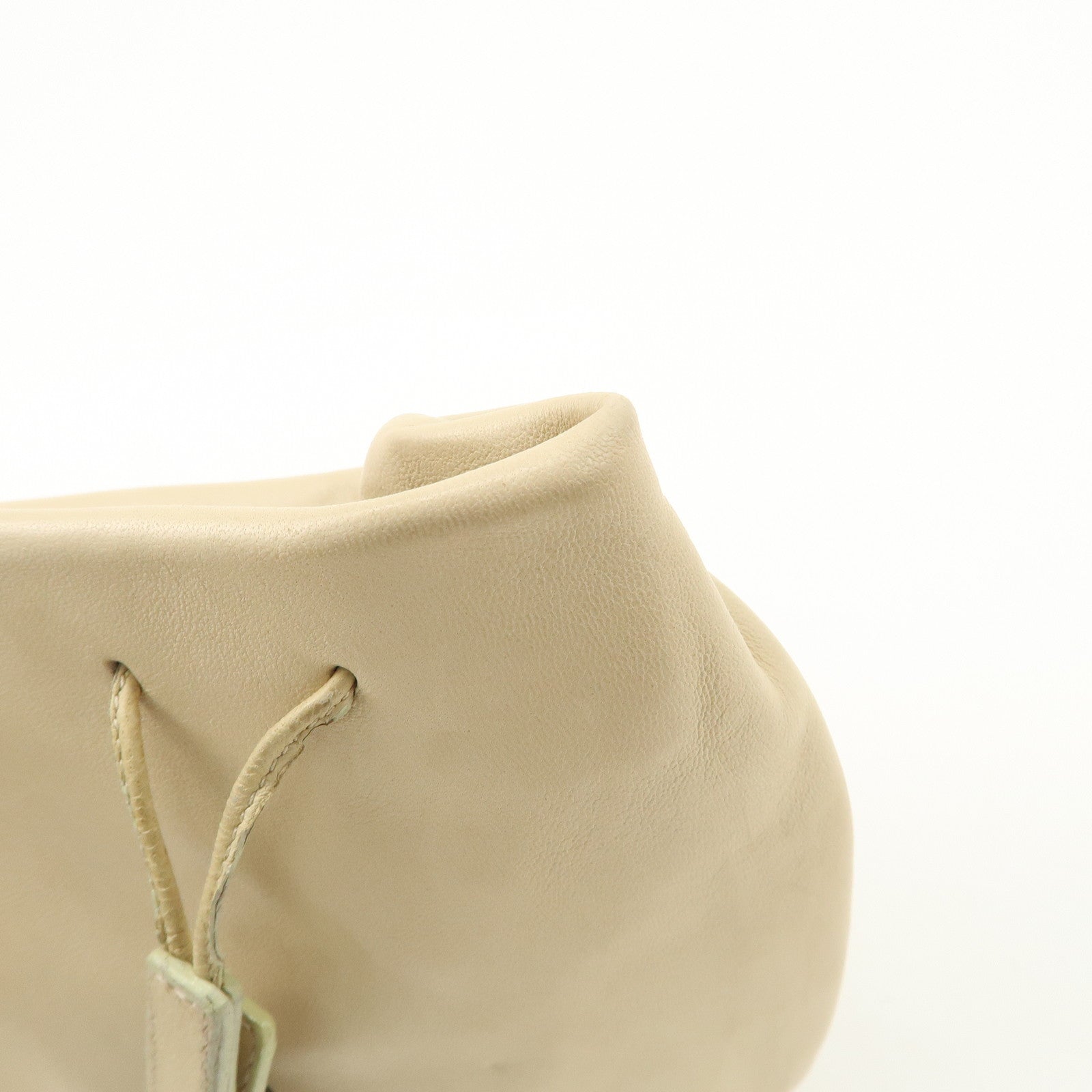 PRADA Nappa Leather Hand Bag Shoulder Bag Ivory