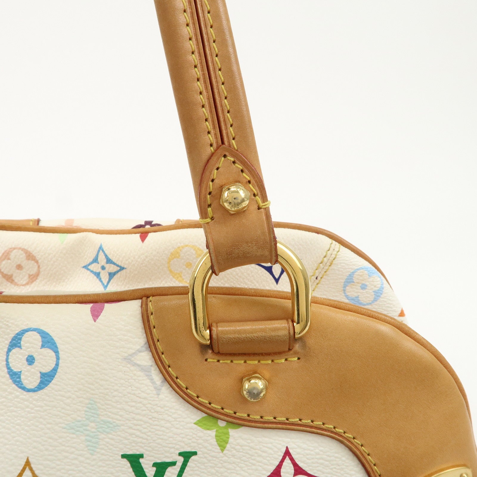 Louis Vuitton Monogram Multicolor Claudia Hand Bag Blanc M40193