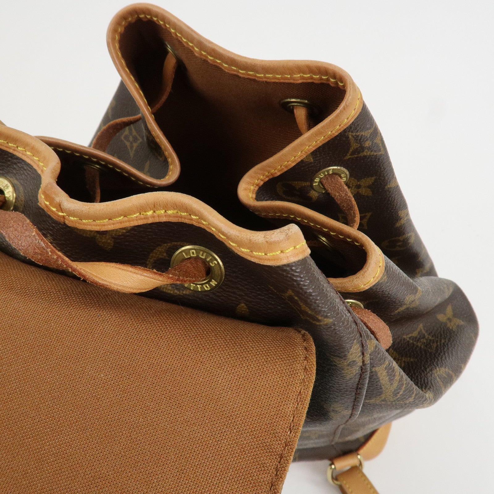 Louis Vuitton Monogram Montsouris GM Backpack Brown M51135
