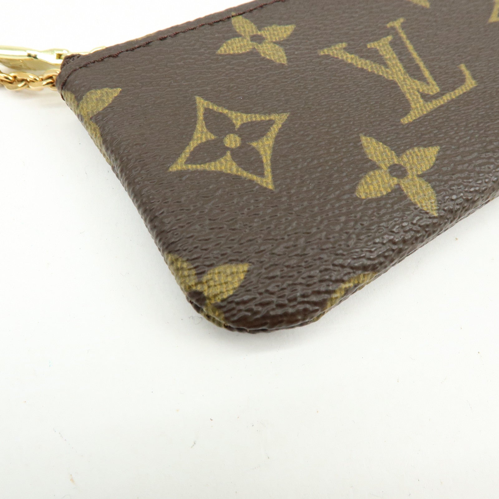 Louis Vuitton Monogram Pochette Cles Coin Case Key Case M62650