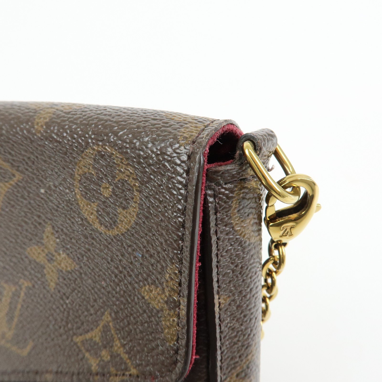 Louis Vuitton Monogram Pochette Felicie Shoulder Bag Brown M61276