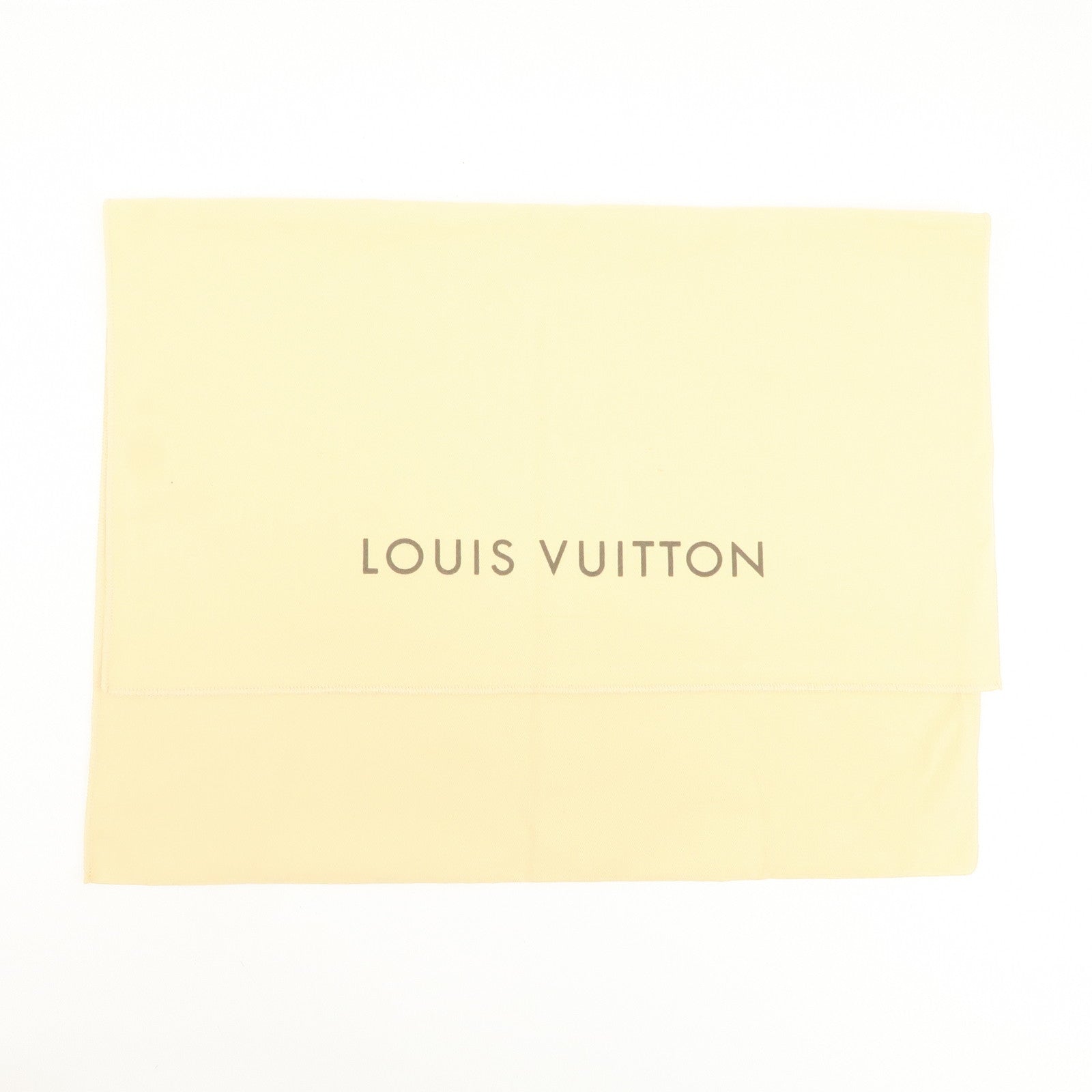 Louis Vuitton Set Of 12 Dust Bag Storage Bag Flap Style Beige