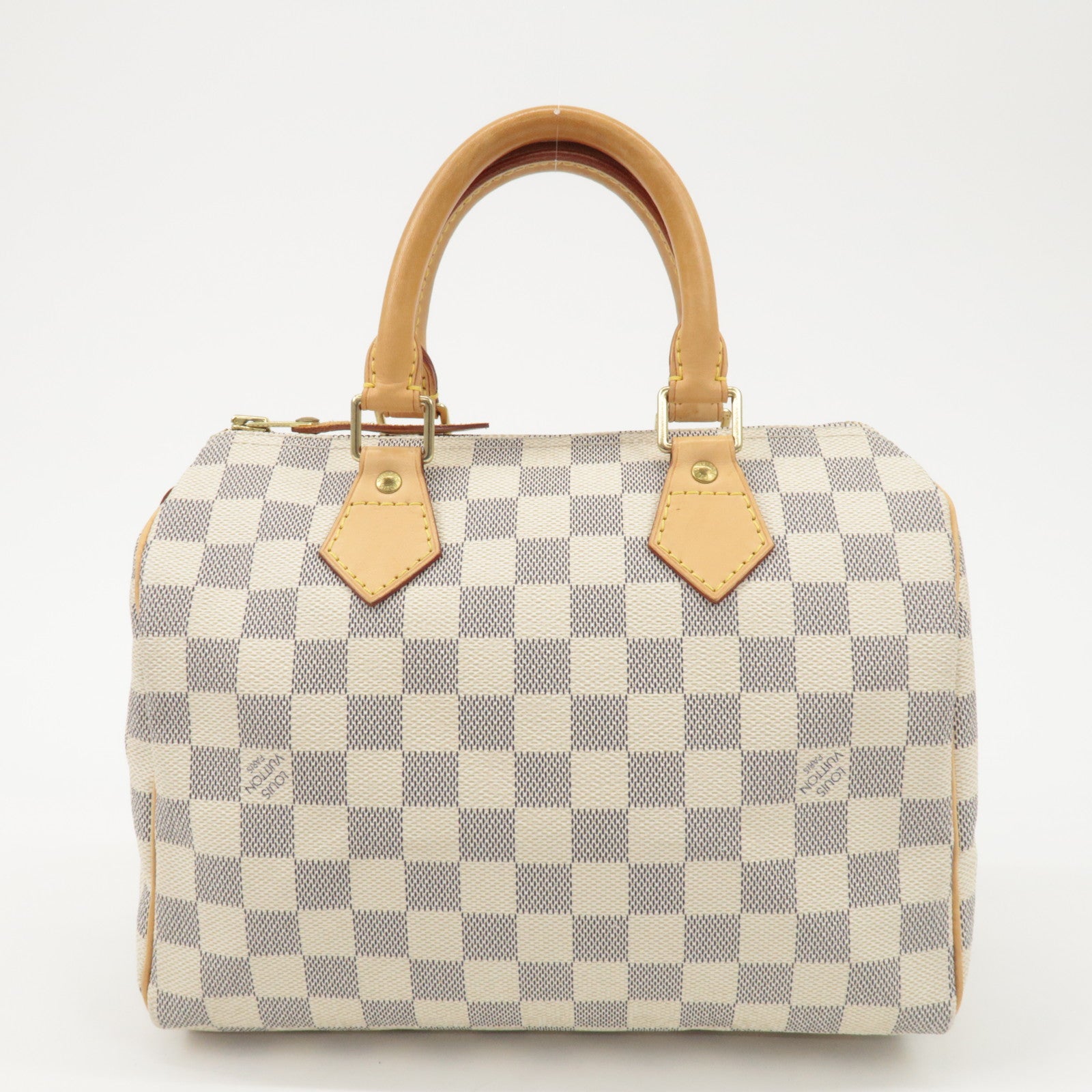 Louis Vuitton Damier Azur Speedy 25 Boston Bag Hand Bag N41534 Used