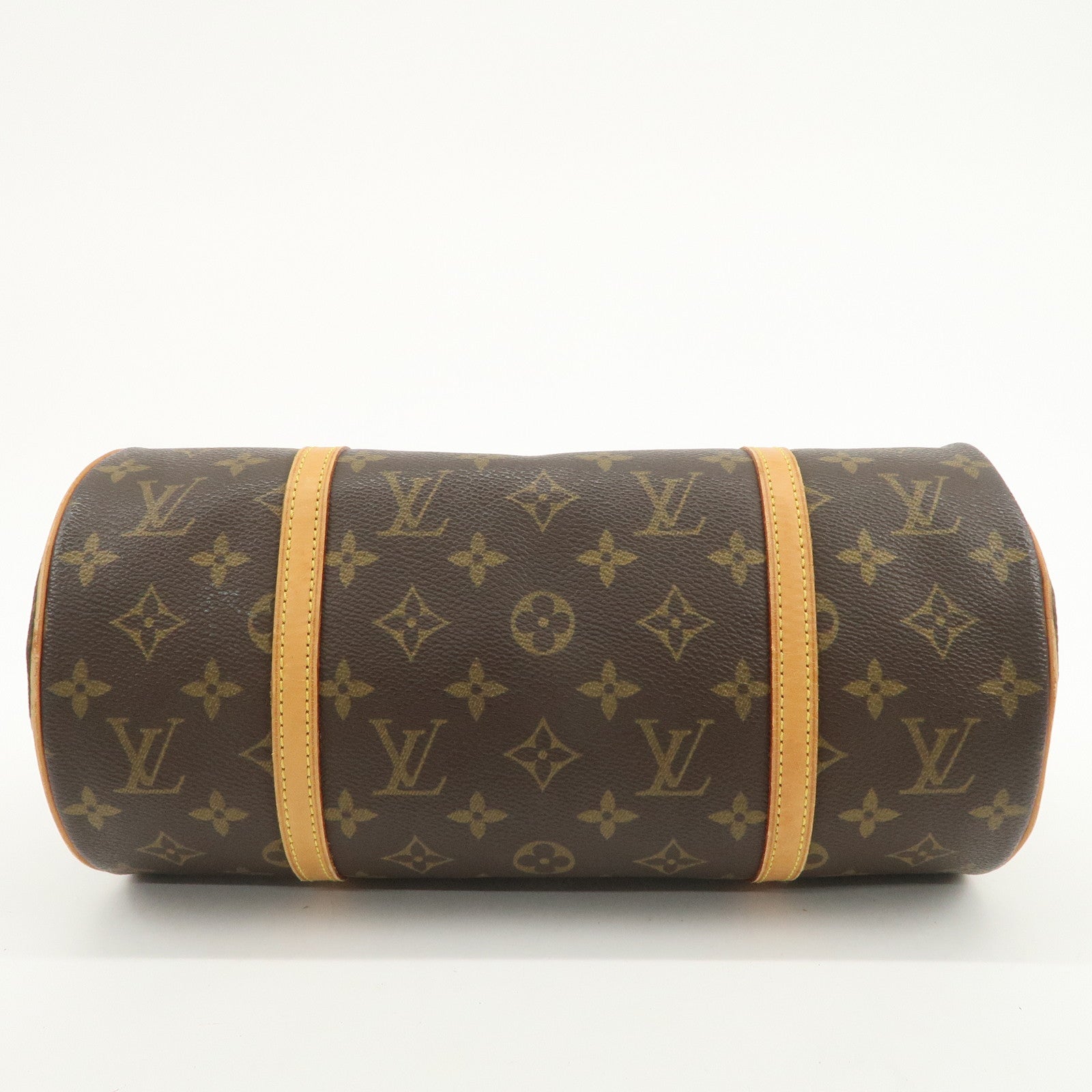 Louis Vuitton Monogram Papillon 30 Hand Bag New Style Brown M51385