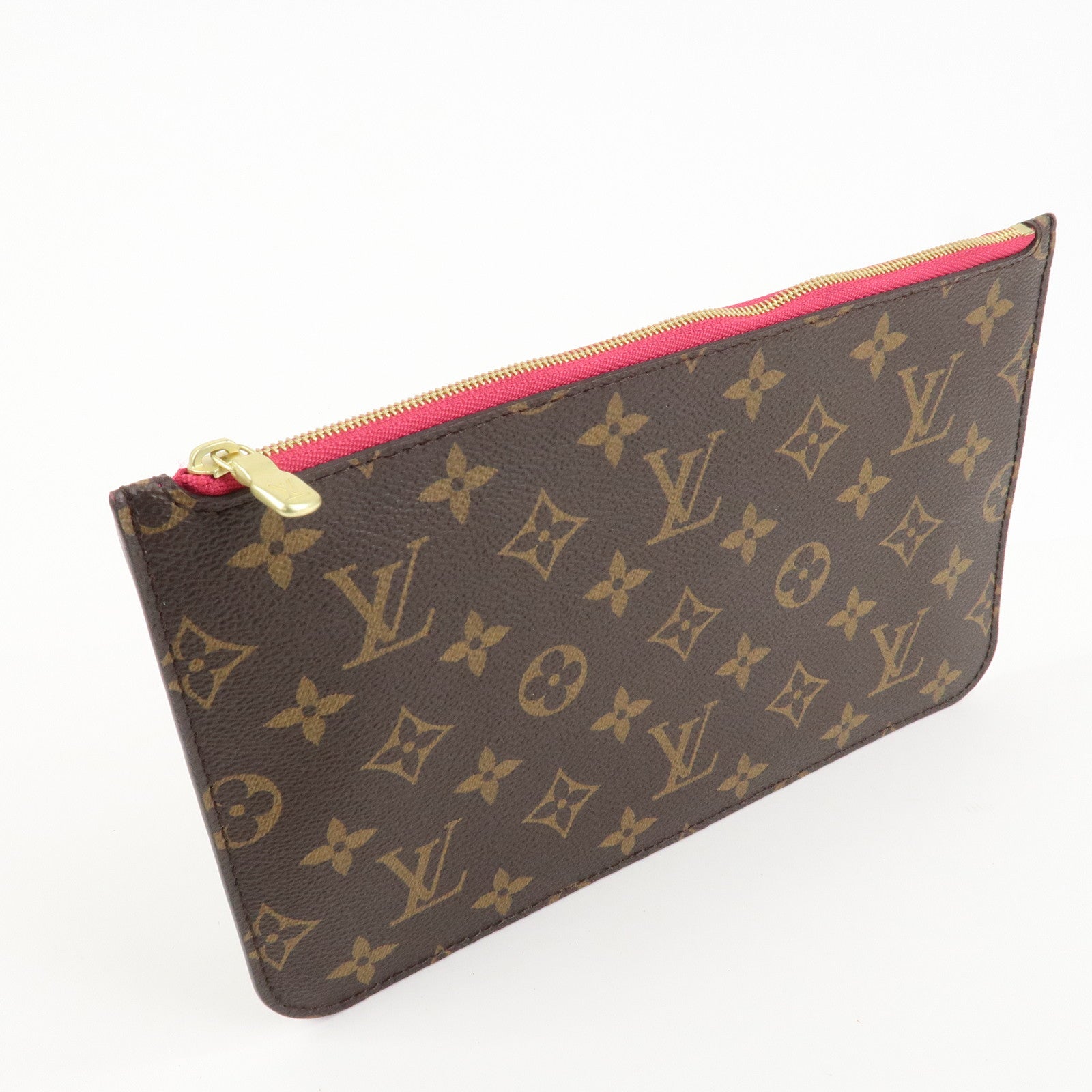 Louis Vuitton Monogram Pouch for Neverfull MM Brown Used