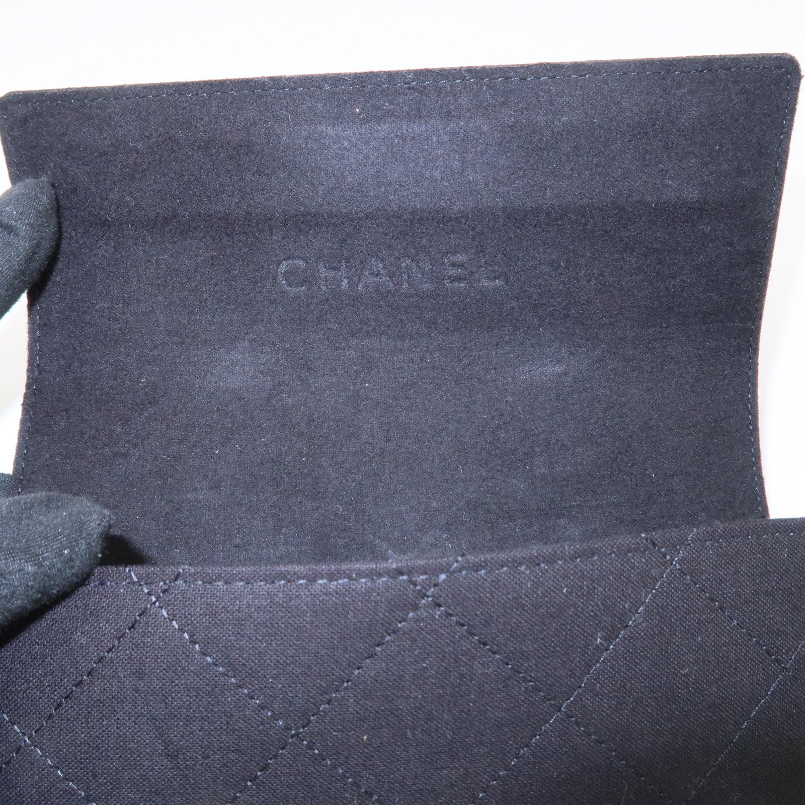 CHANEL Plastic Sunglasses Black Beige 3471-A c.534 51□17 140 S