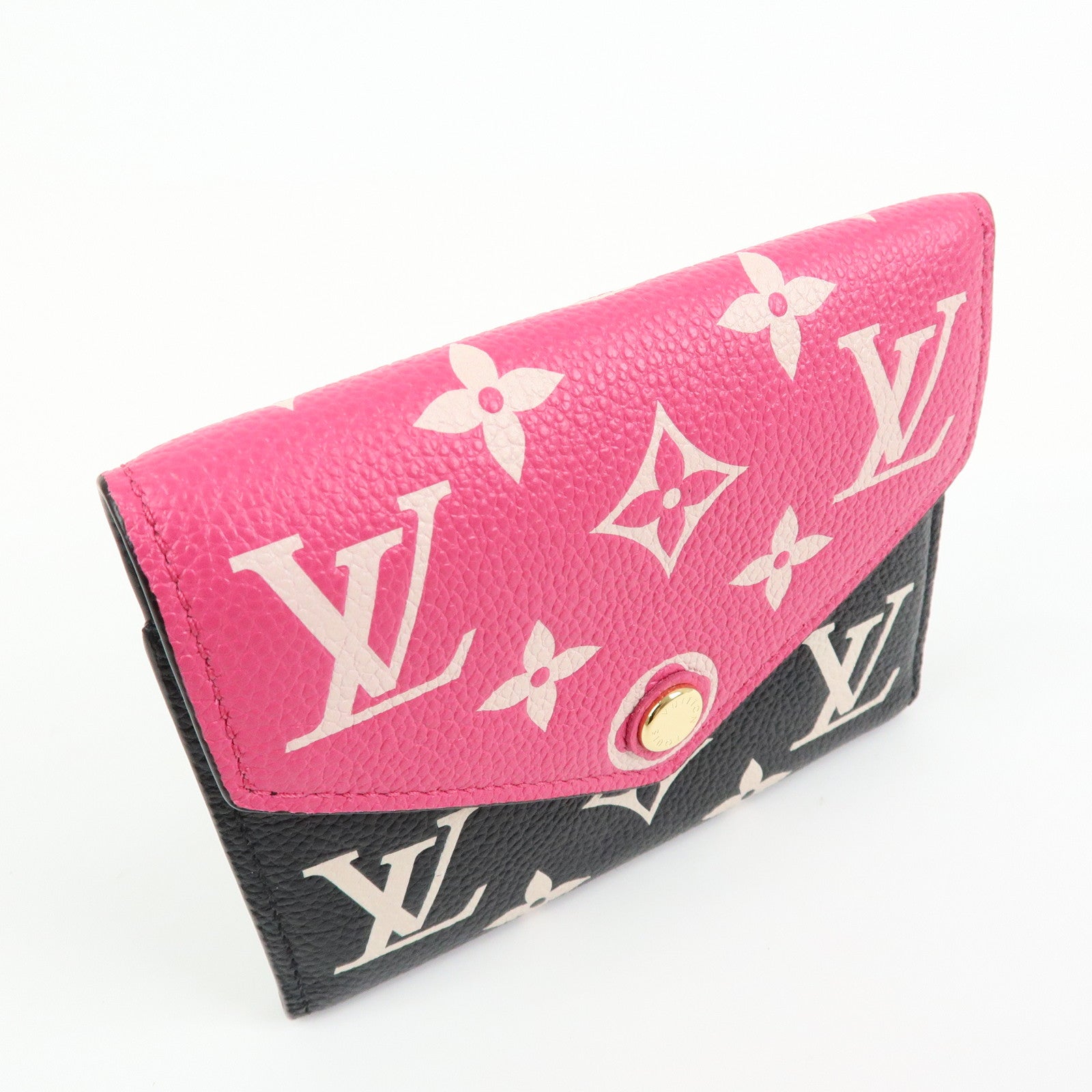 Louis Vuitton Portefeuille Victorine Bi-color Empreinte M81285