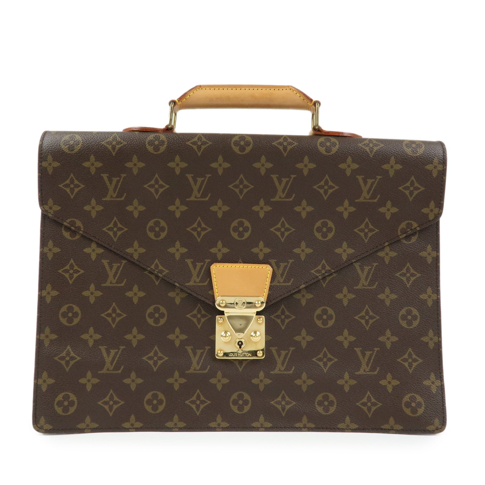 Louis Vuitton Monogram Serviette Conseiller Briefcase Brown M53331