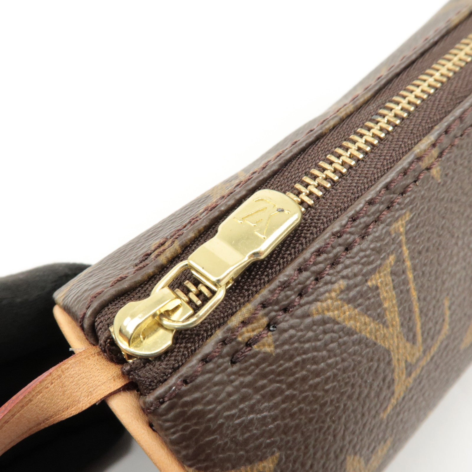 Louis Vuitton Monogram Mini Papillon Pouch for Papillon Bag Brown Used