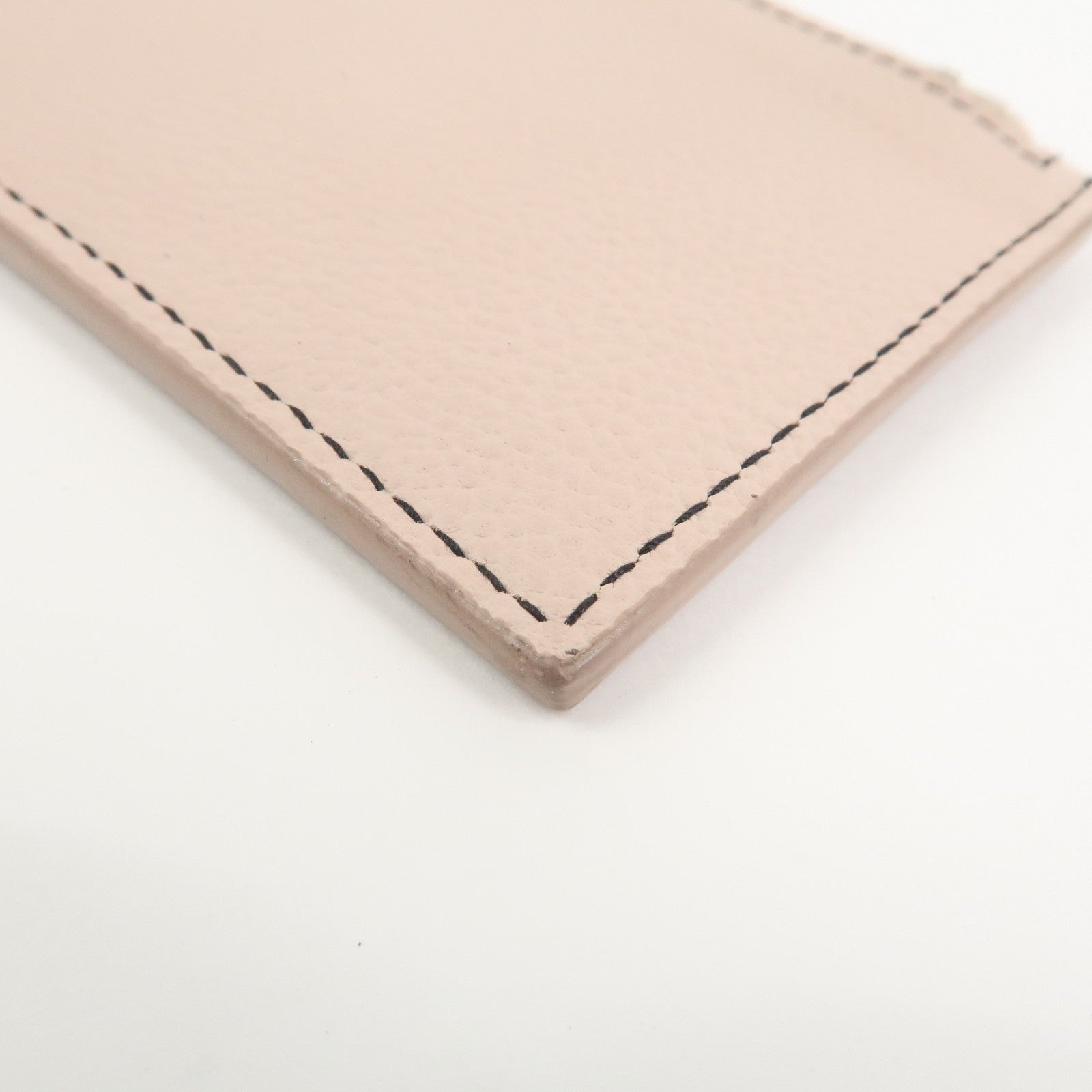 SAINT LAURENT PARIS Leather Card Case Card Holder Light Pink 458583