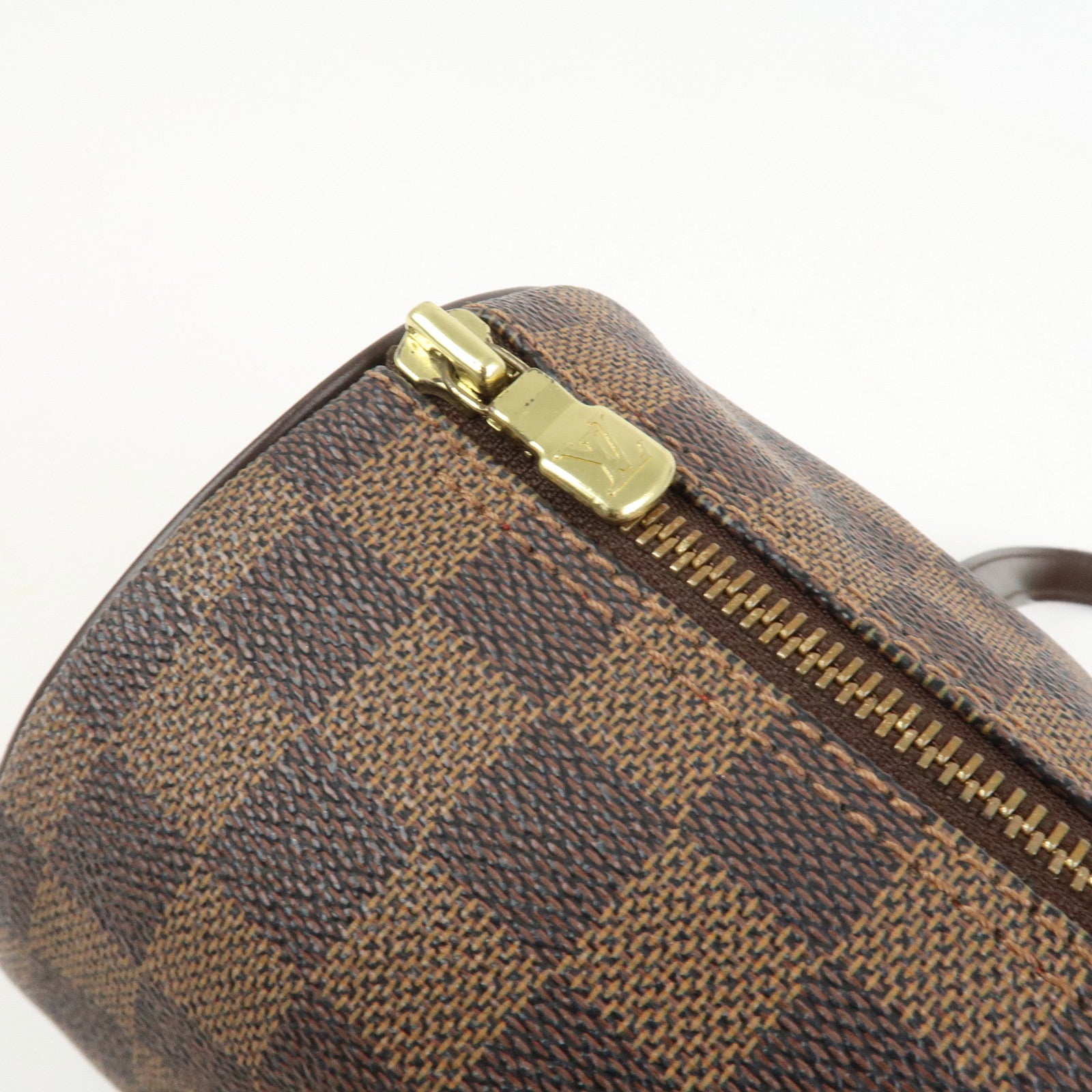 Louis Vuitton Damier Ebene Papillon 26 Hand Bag Brown N51304
