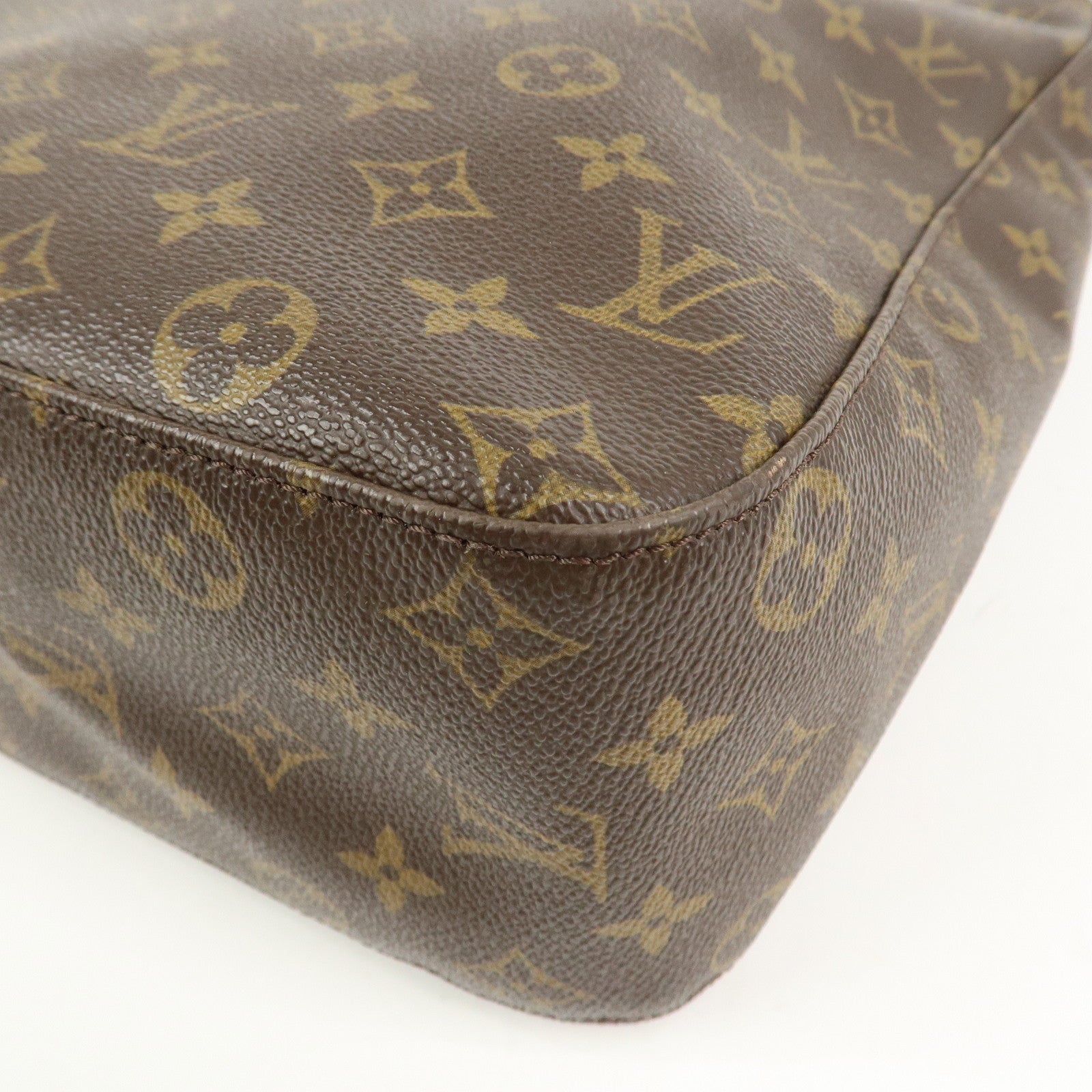 Louis Vuitton Monogram Looping GM Shoulder Bag Brown M51145