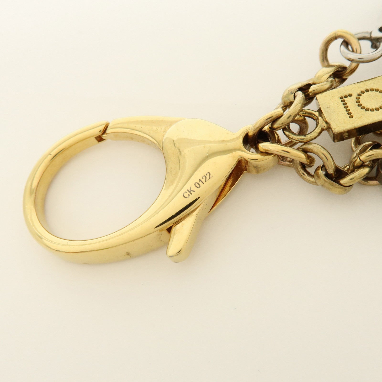 Louis Vuitton Bijoux Sac Tapage Metal Bag Charm Gold Silver M65090