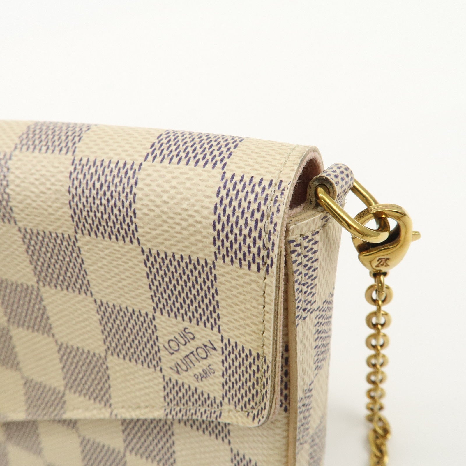 Louis Vuitton Damier Pochette Felicie Chain Shoulder Bag N63106