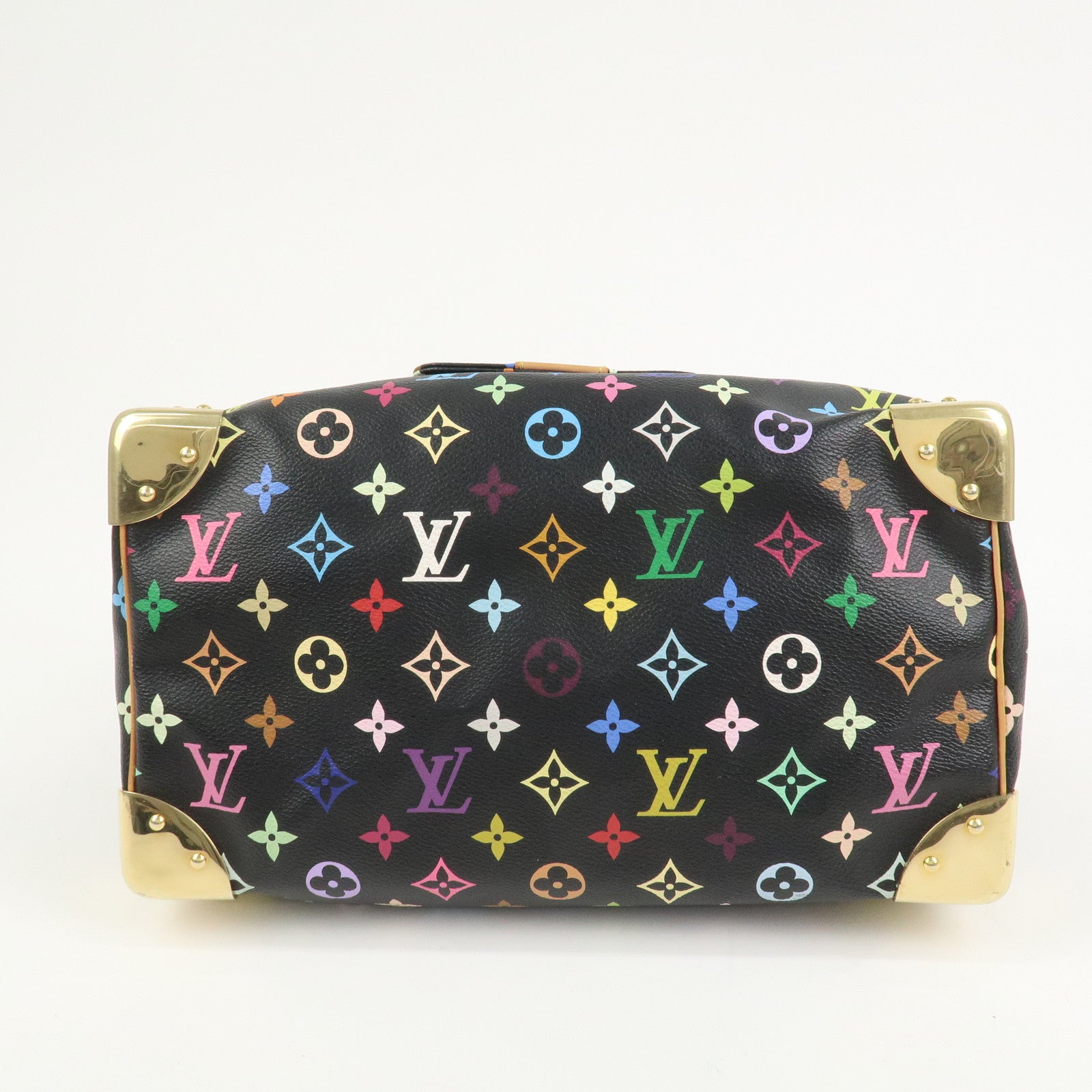 Louis Vuitton Monogram Multicolor Speedy 30 Hand Bag Noir M92642