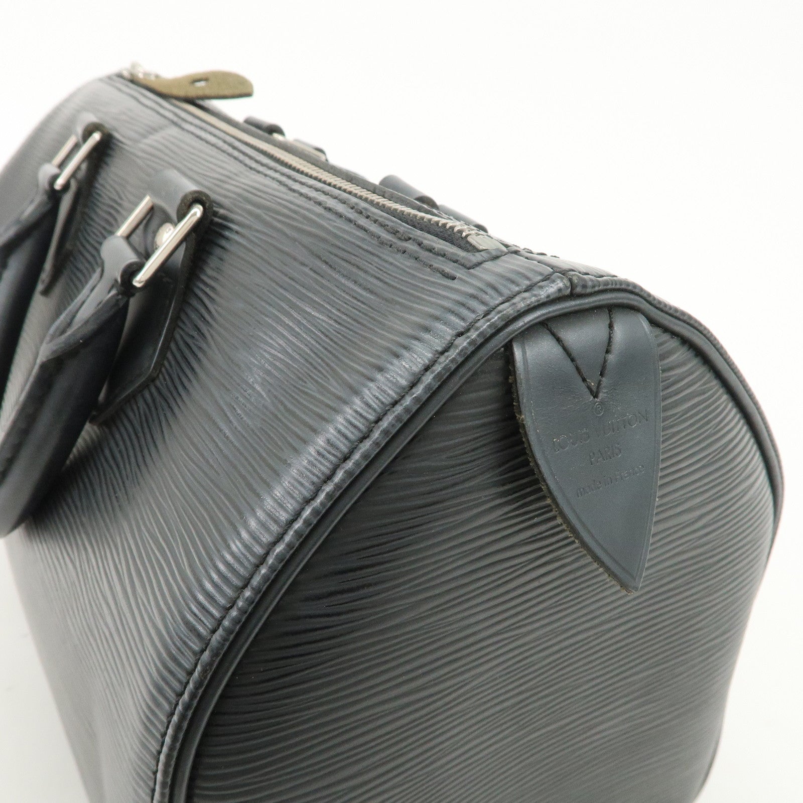 Louis Vuitton Epi Leather Speedy 25 Hand Bag Boston Bag Noir M59032