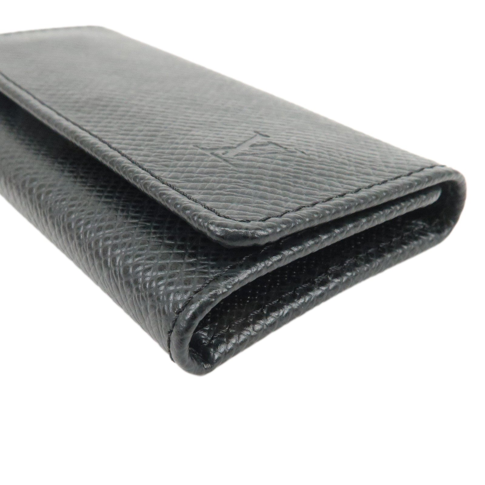 Louis Vuitton Taiga Leather Multicles 4 Key Case Ardoise M30522