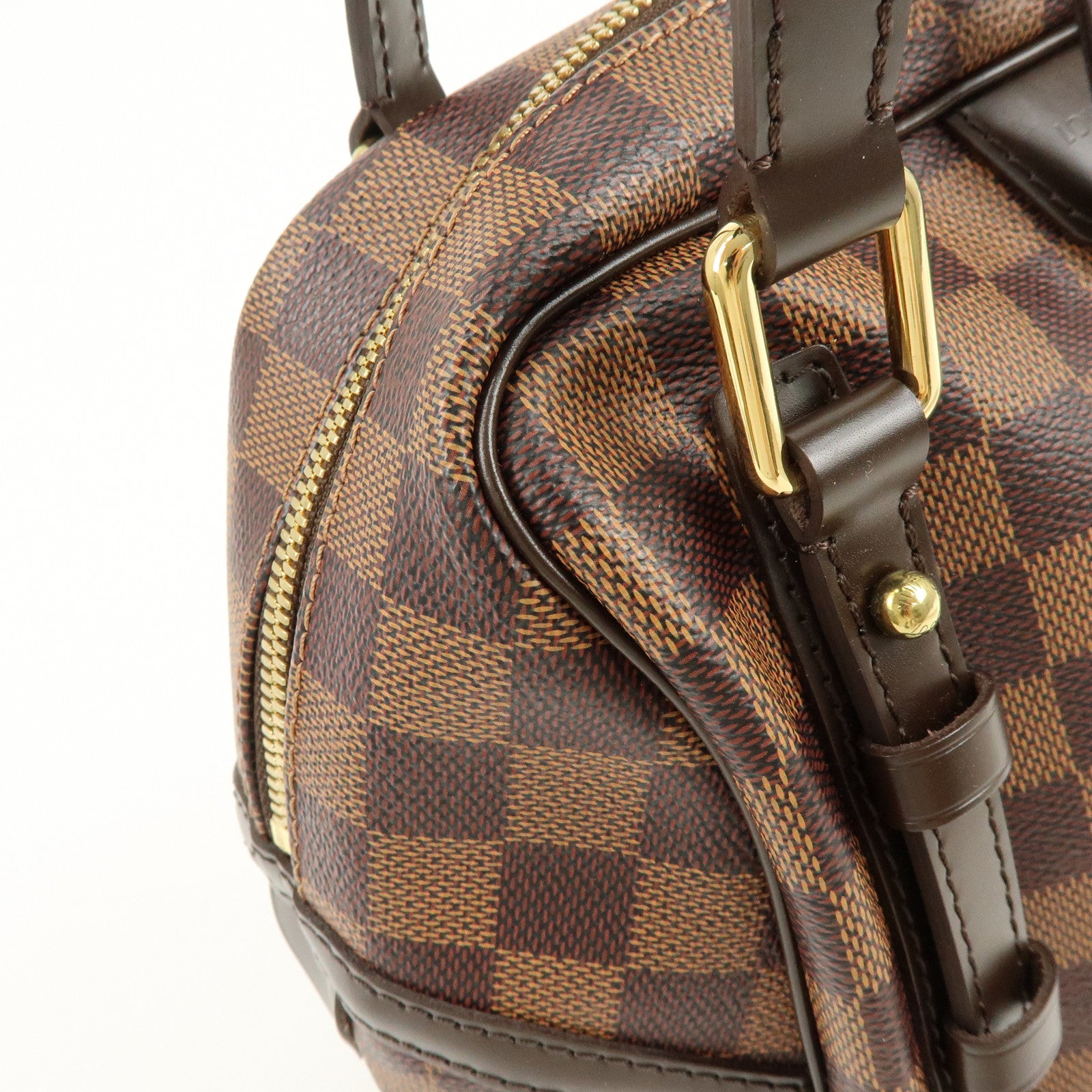 Louis Vuitton Damier Ebene Rivington PM Shoulder Hand Bag N41157