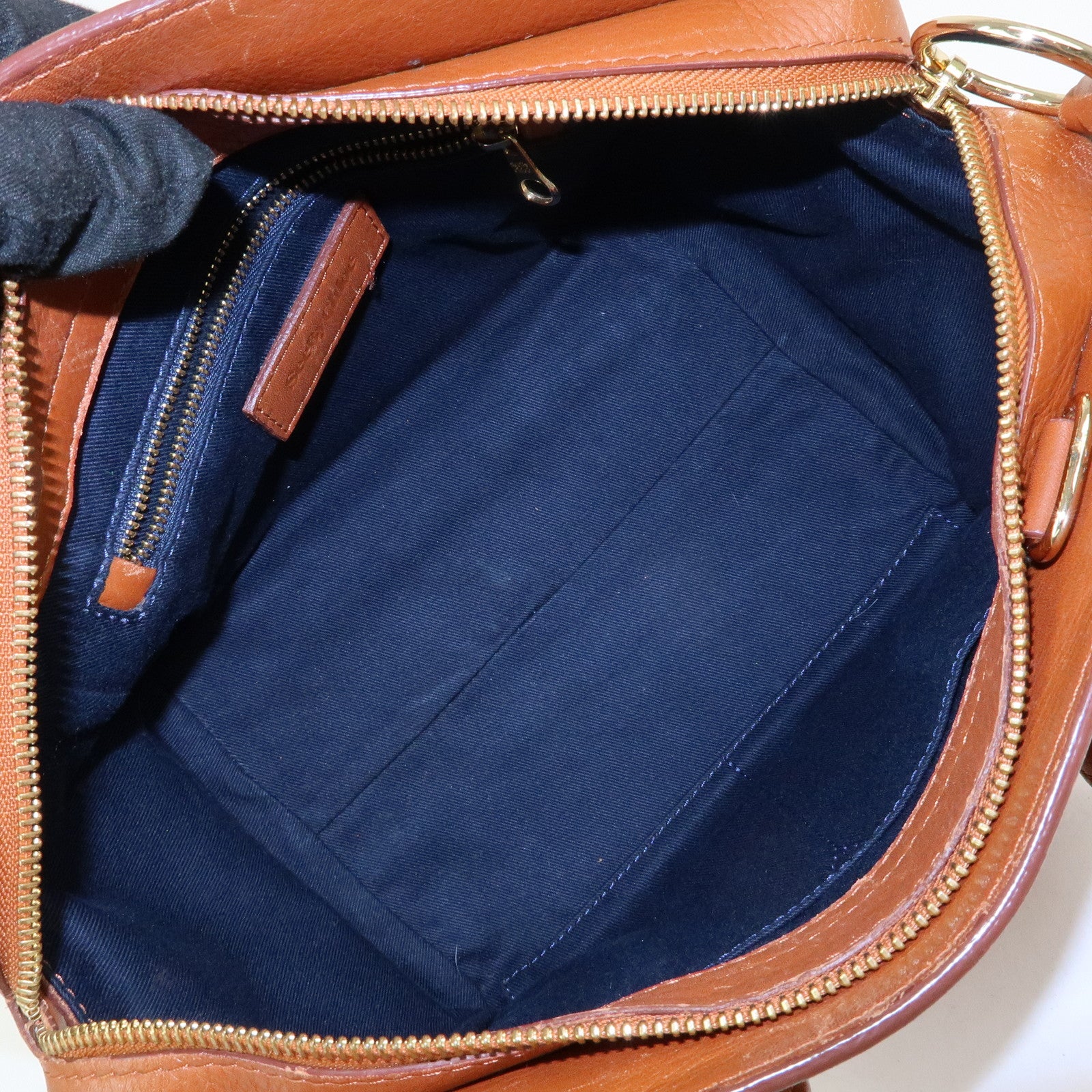 Chloe See by Chloe Page Leather 2Way Bag Hand Bag Brown