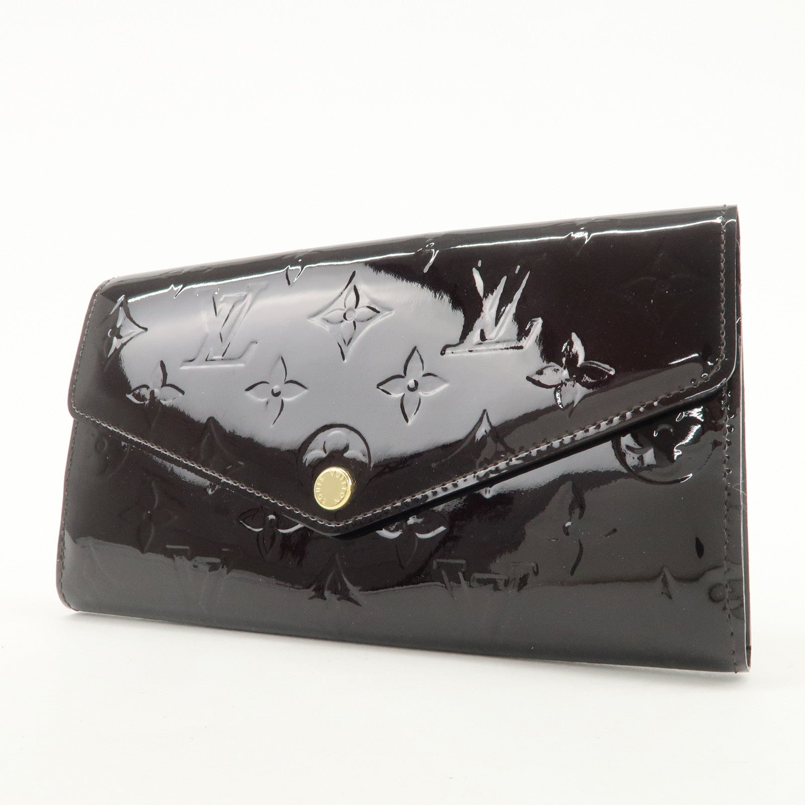 Louis Vuitton Monogram Vernis Portefeuille Sarah Long Wallet M90152