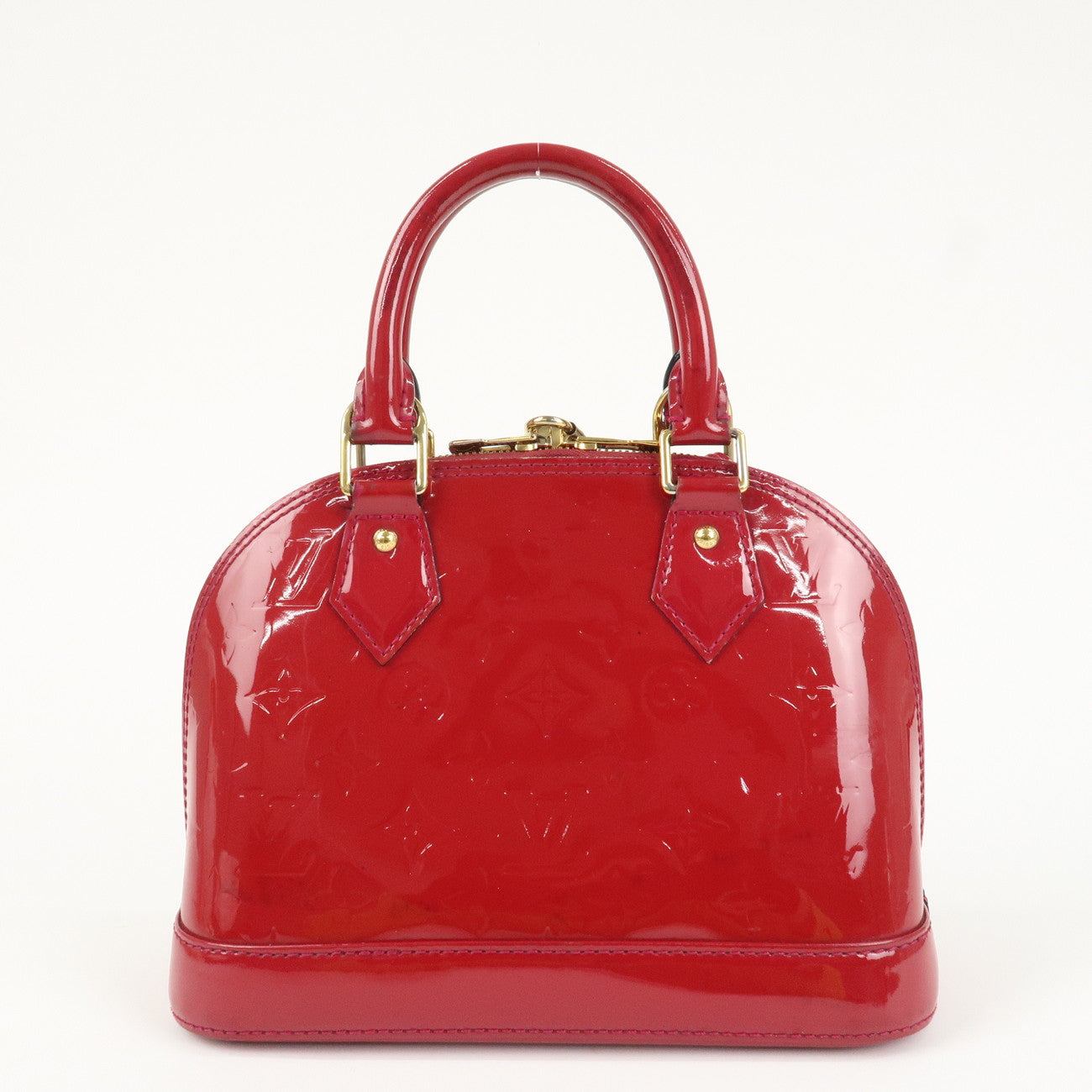 Louis Vuitton Monogram Vernis Alma BB 2Way Bag Rose Indien M91771 Used