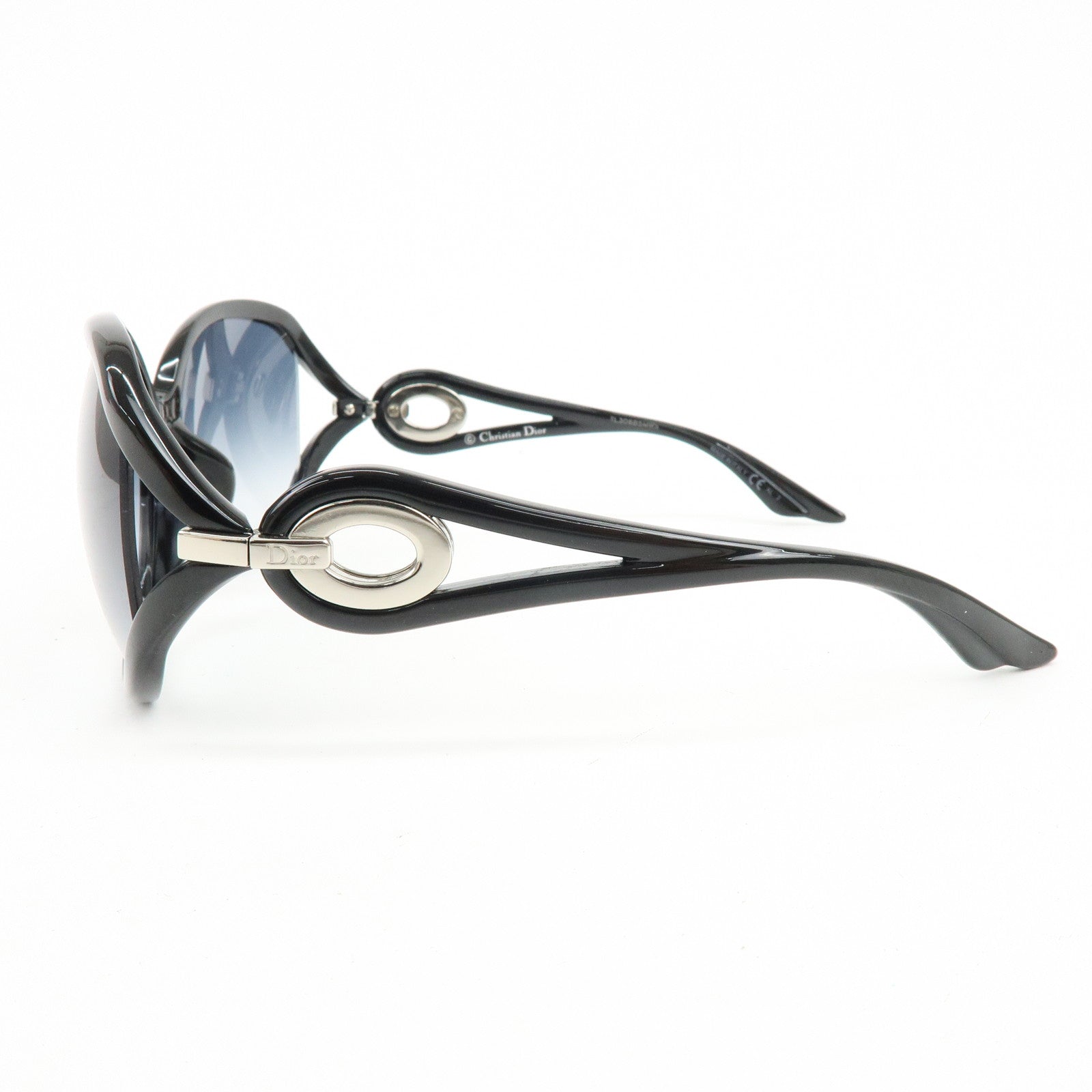 Christian Dior Plastic Sunglasses 62□15 120 Black