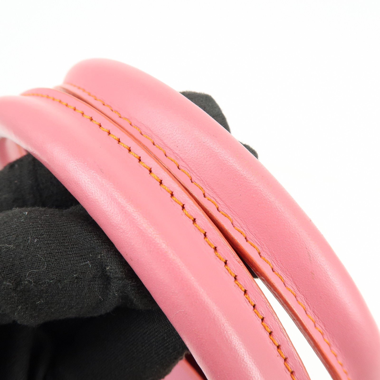 LOEWE Leather Tote Bag Shoulder Bag Hand Bag PInk