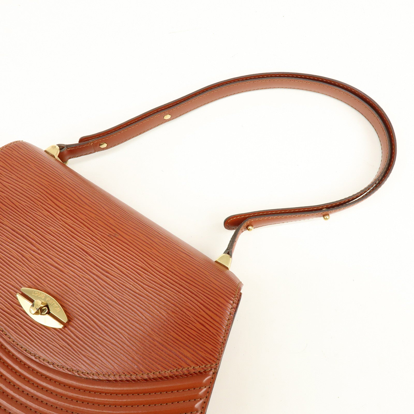 Louis Vuitton Epi Tilsit Shoulder Bag Hand Bag Kenya Brown M52483