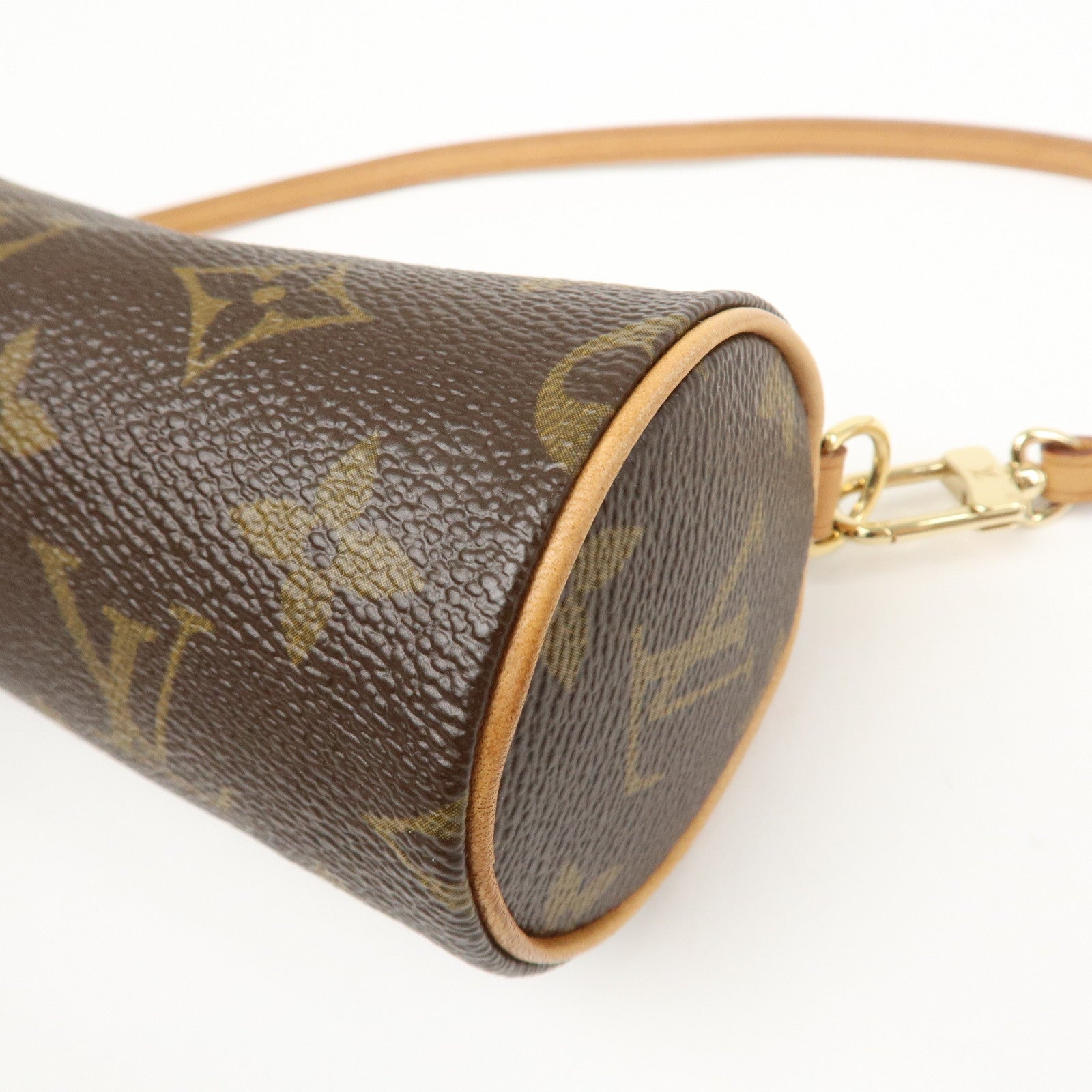 Louis Vuitton Monogram Mini Pouch for Papillon Bag Brown