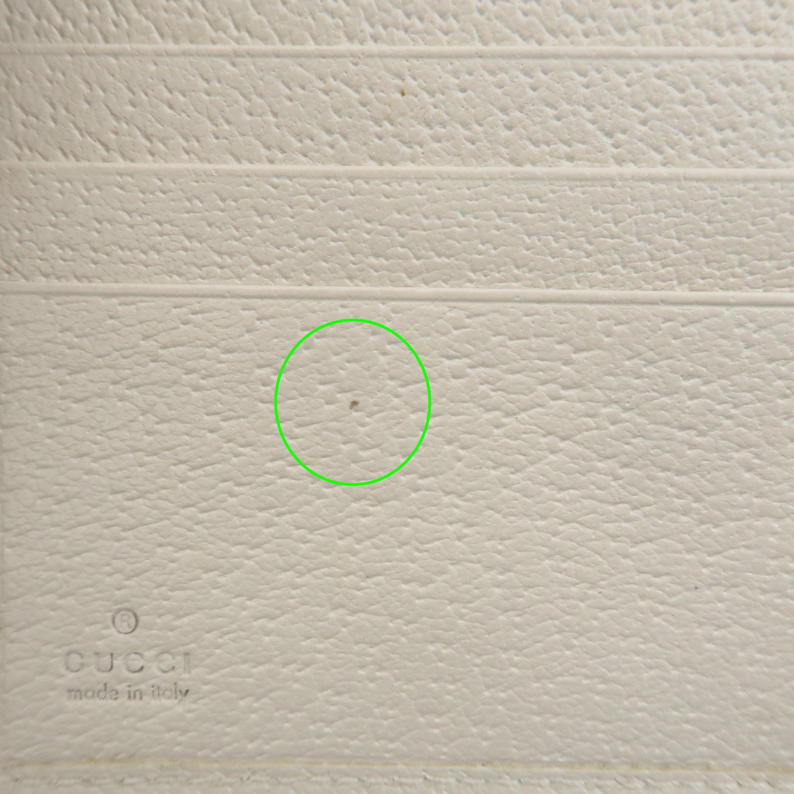 GUCCI Sherry GG Canvas Leather Bi-fold Wallet Beige Ivory 181669 Used