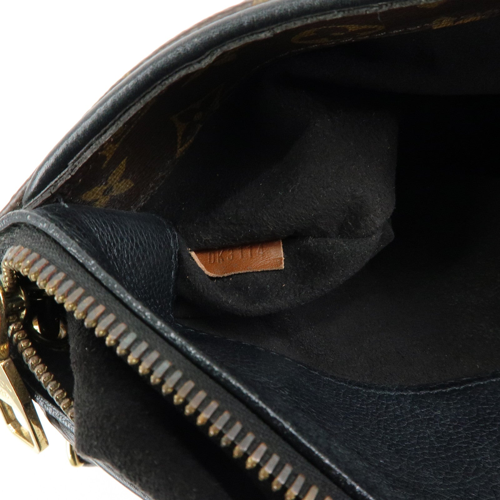 Louis Vuitton Monogram Pallas 2Way Bag Hand Bag Brown Noir M41064