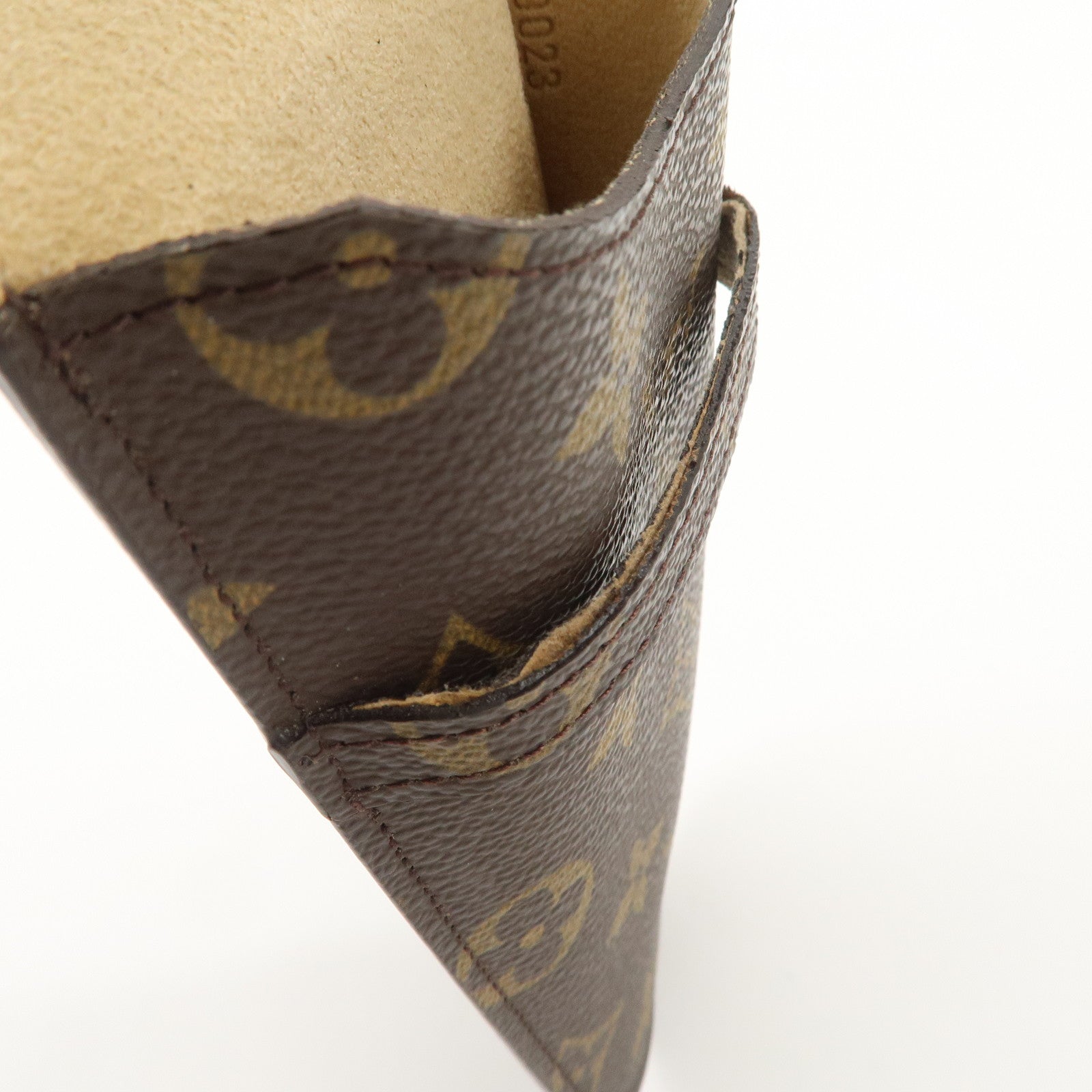 Louis Vuitton Set of 2 Monogram Canvas Glass Case M62970 M62962 Used