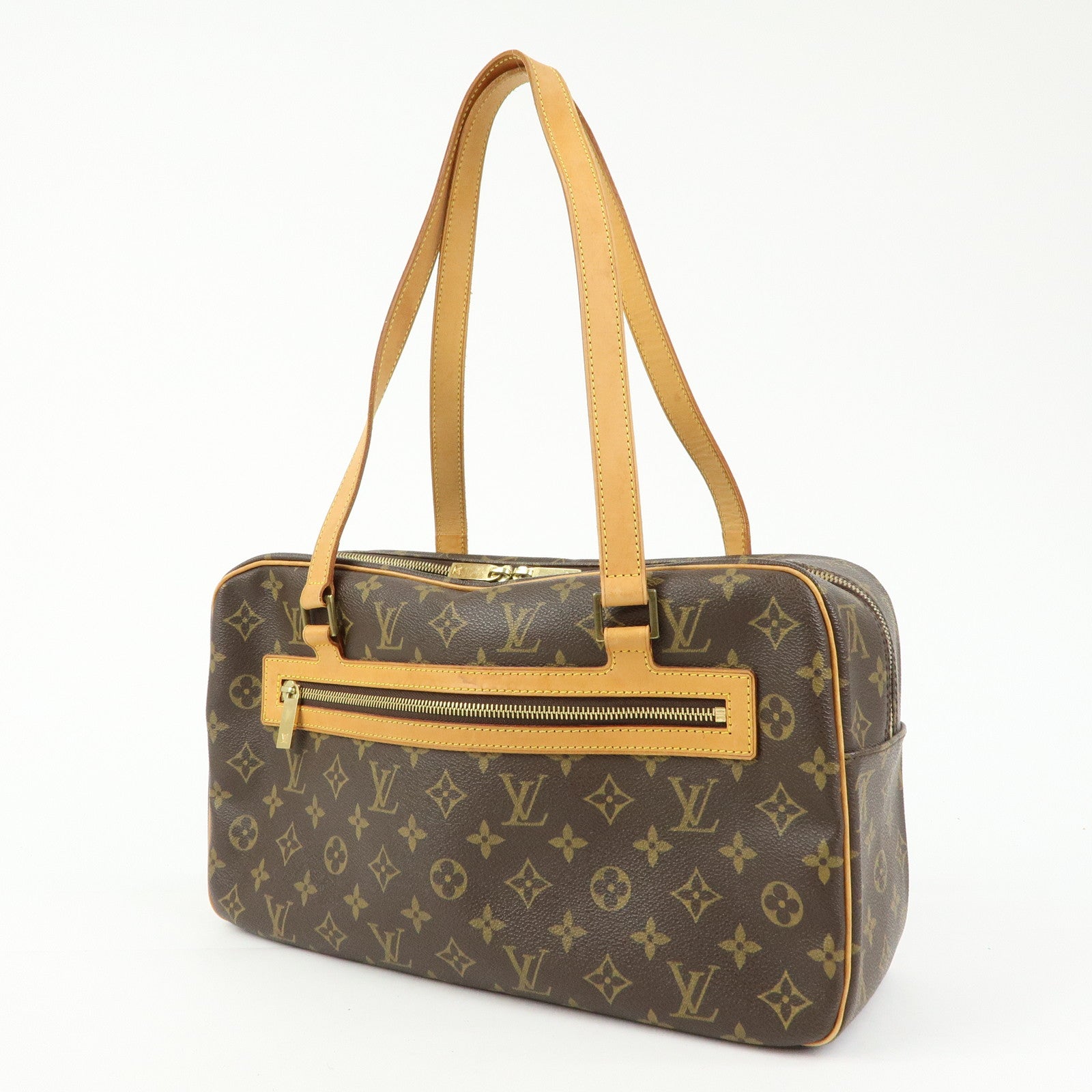 Louis Vuitton Monogram Cite GM Shoulder Bag Boston Bag Brown M51181