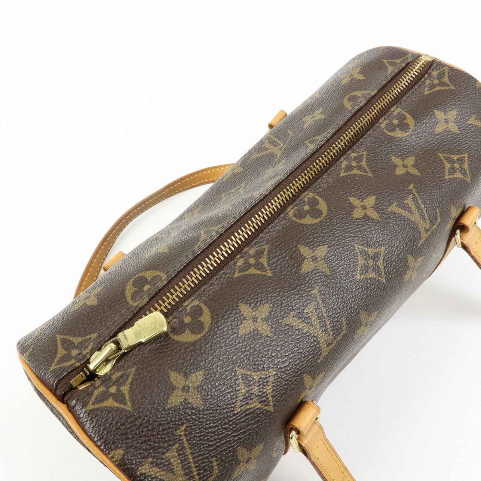 Louis Vuitton Monogram Papillon 26 Hand Bag Brown M51386