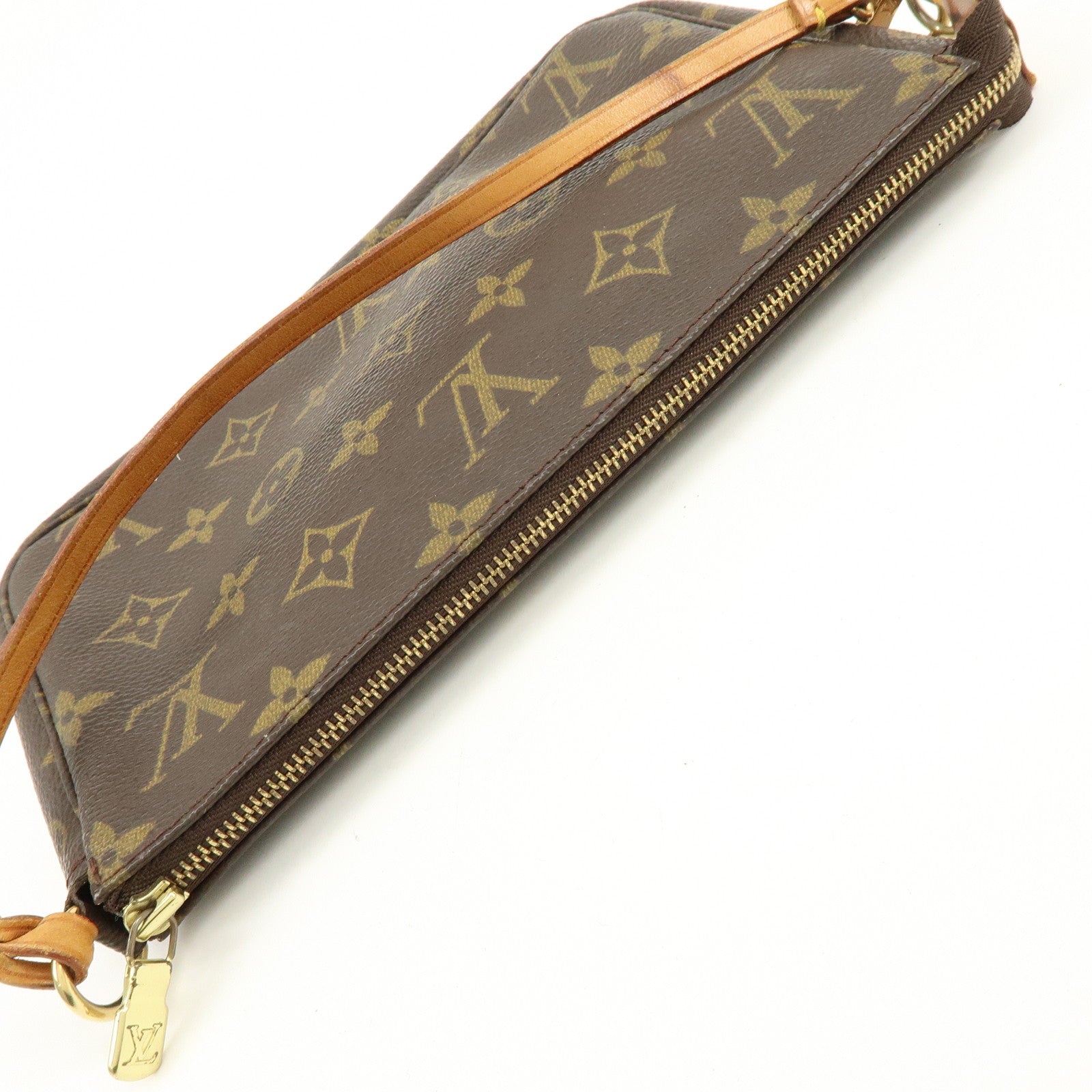Louis Vuitton Monogram Pochette Accessoires Pouch Hand Bag M51980