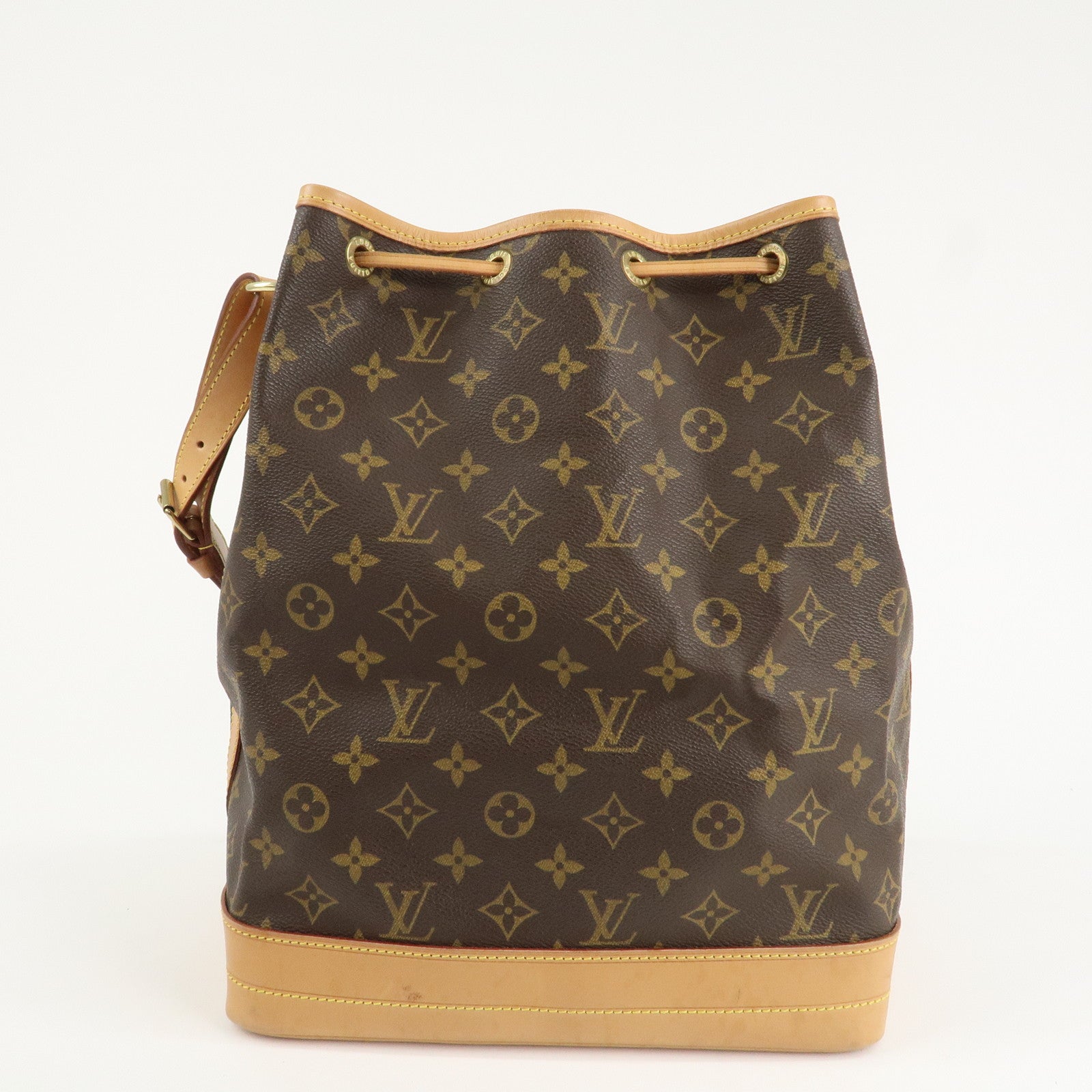 Louis Vuitton Monogram Noe Shoulder Bag Hand Bag Brown M42224 Used