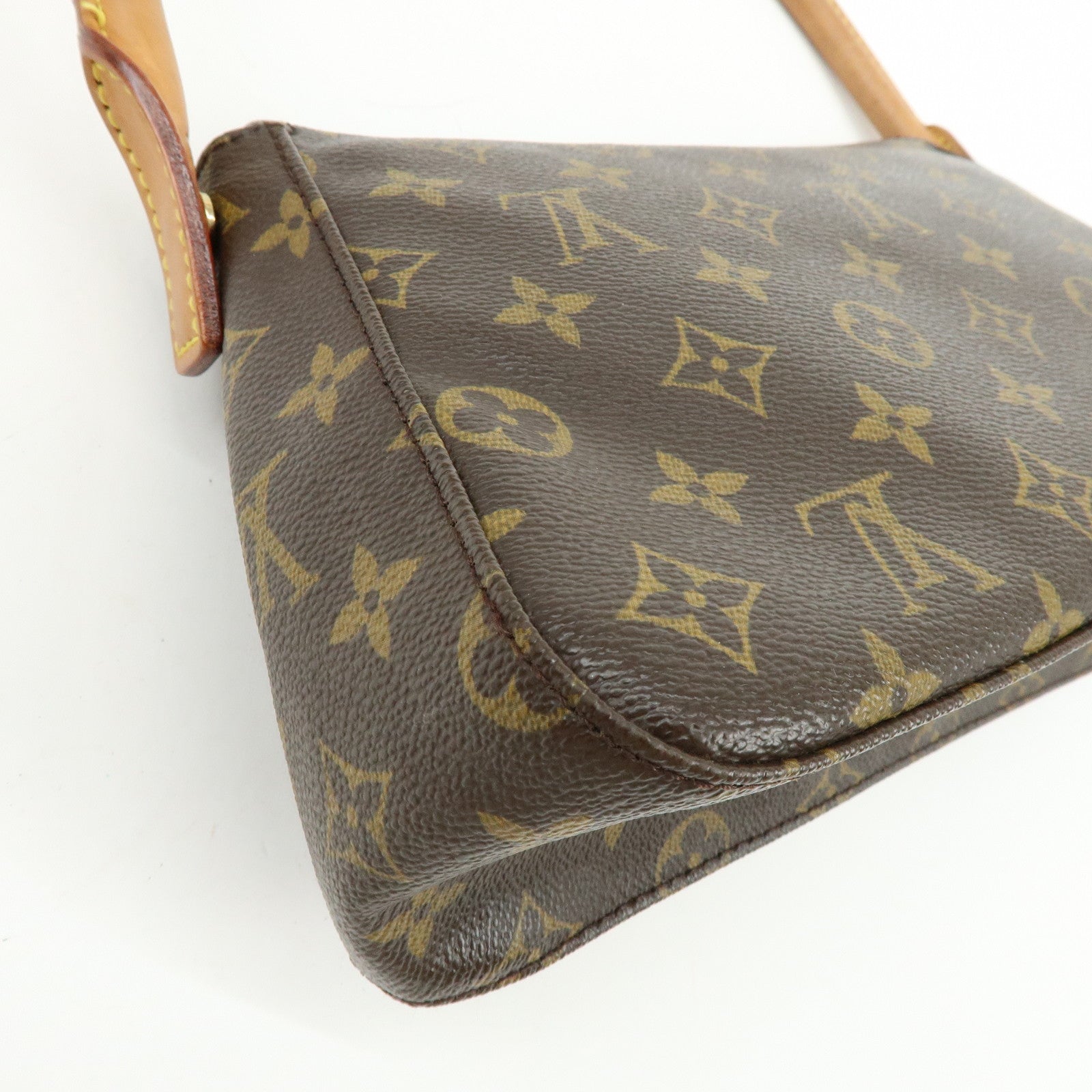 Louis Vuitton Monogram Mini Looping Shoulder Bag Brown M51147