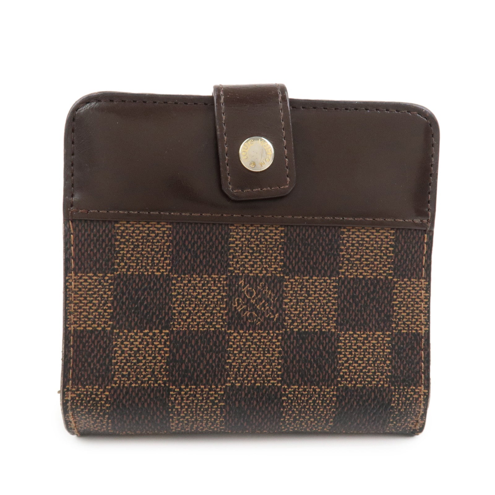 Louis Vuitton Damier Compact Zippy Bi-fold Small Wallet N61668