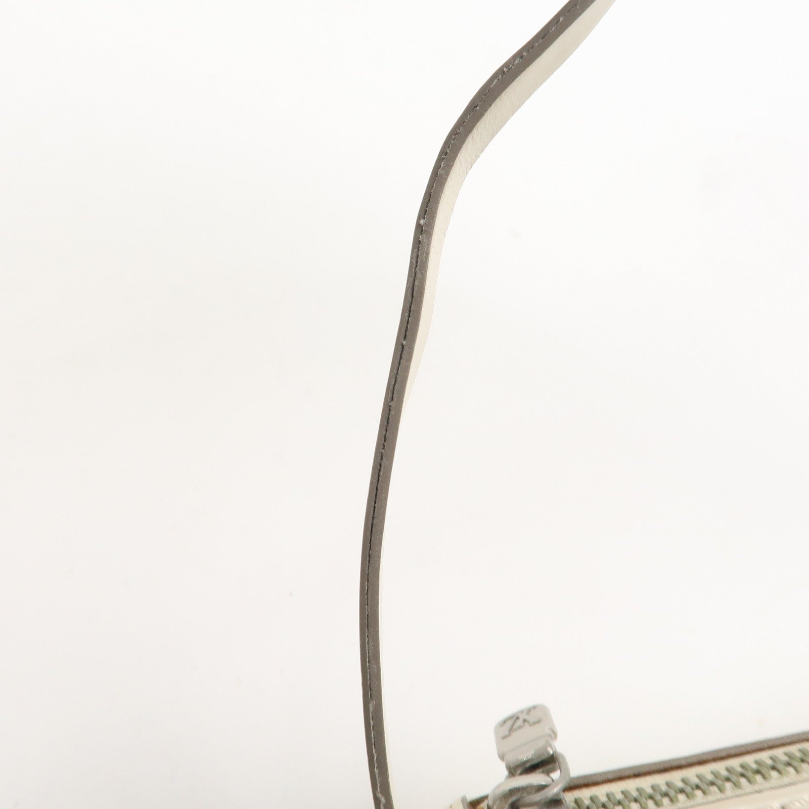 Louis Vuitton Epi Leather Mini Pouch For Soufflot Bag Yvoire White