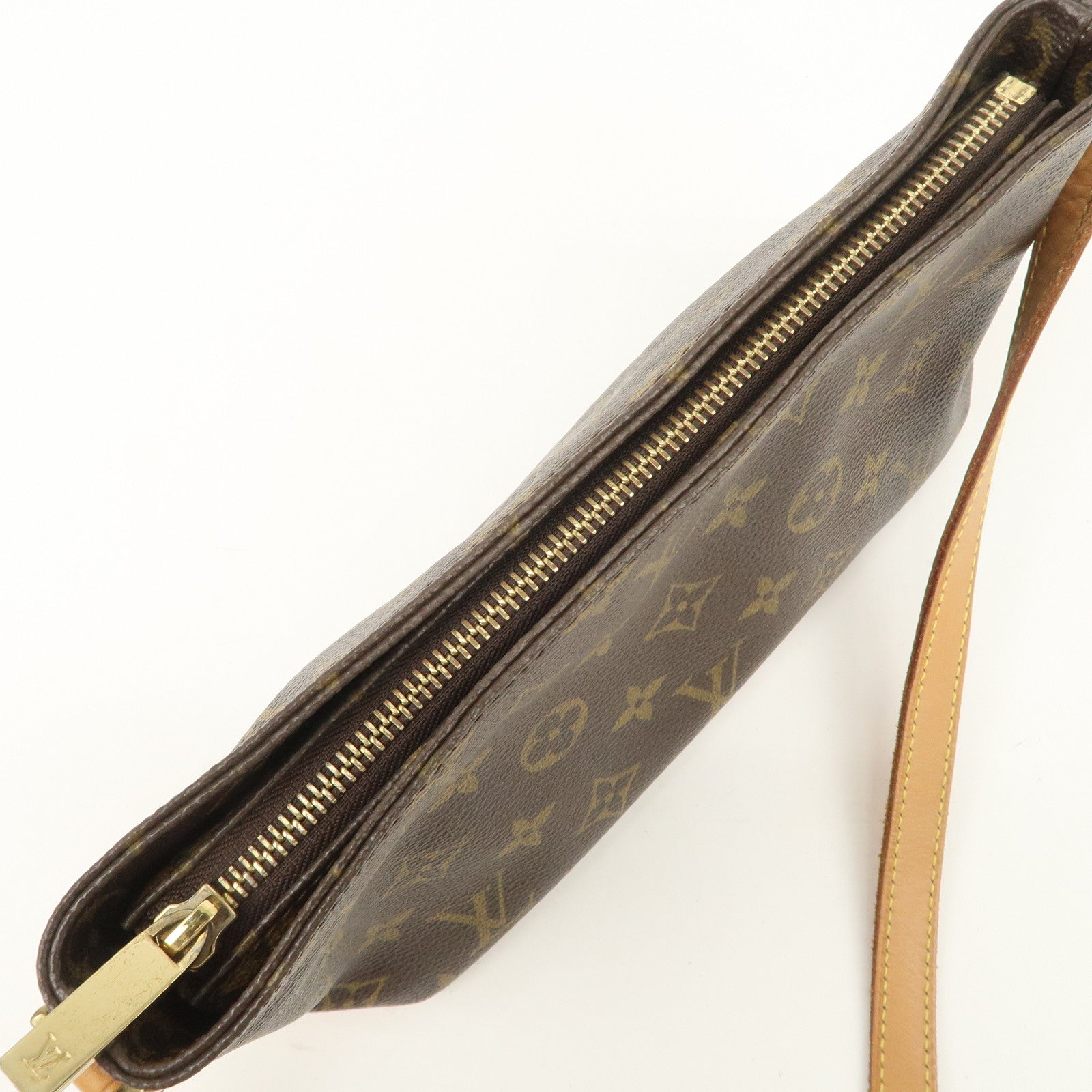 Louis Vuitton Monogram Trotteur Shoulder Bag Brown M51240