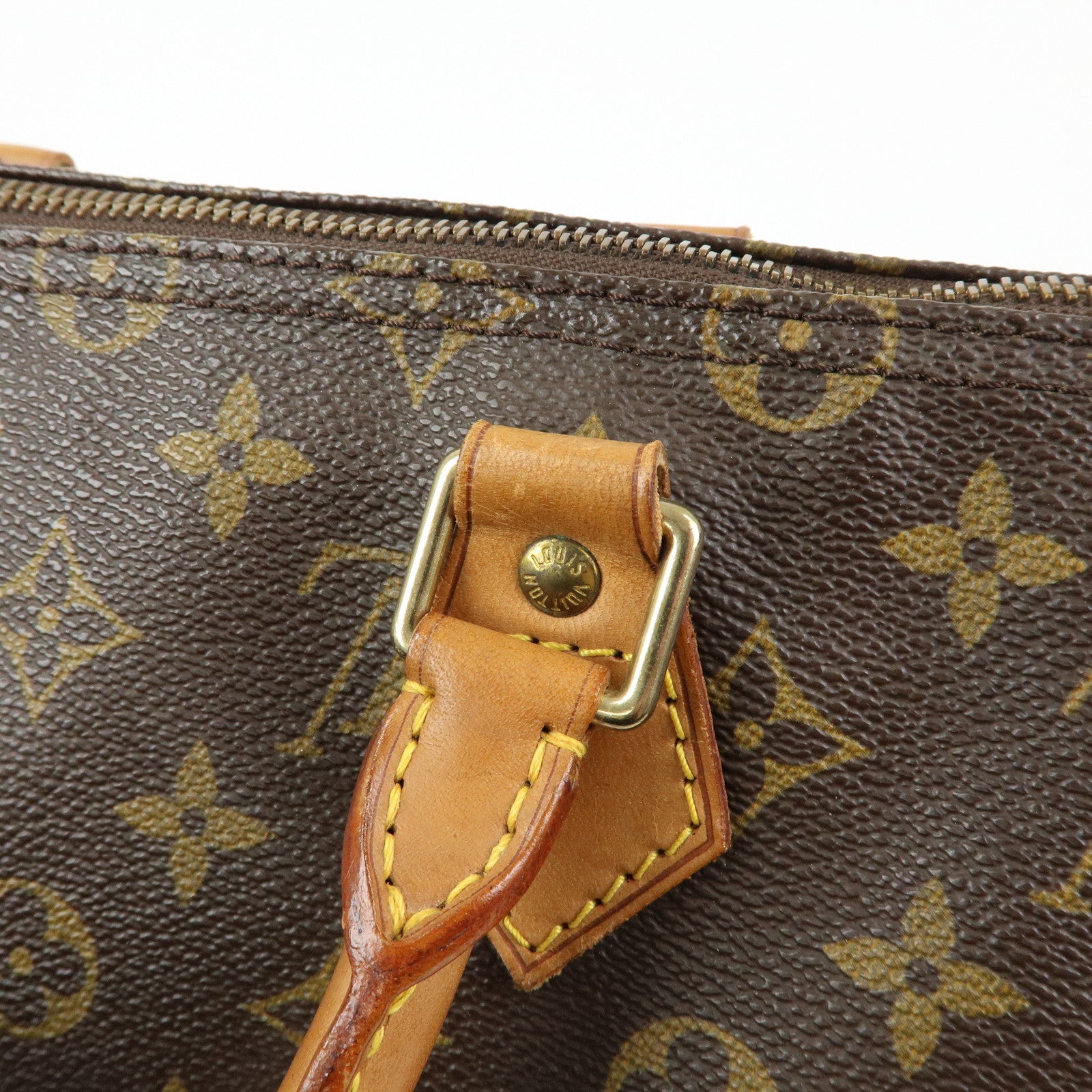 Louis Vuitton Monogram Speedy 35 Boston Bag Hand Bag Brown M41524