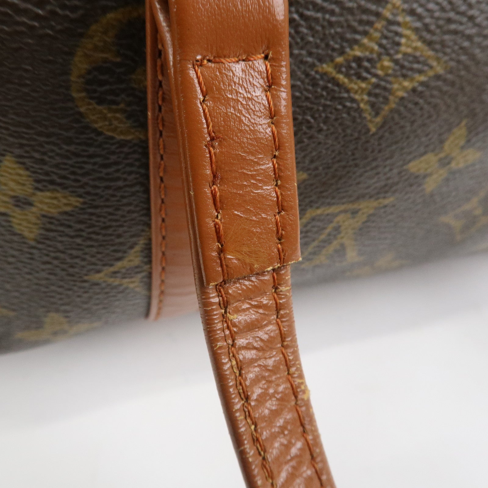 Louis Vuitton Monogram Papillon 30 Hand Bag Brown Old Style M51365