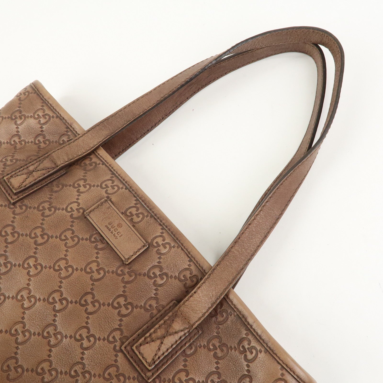 GUCCI Guccissima Leather Tote Bag Shoulder Bag Hand Bag 211136