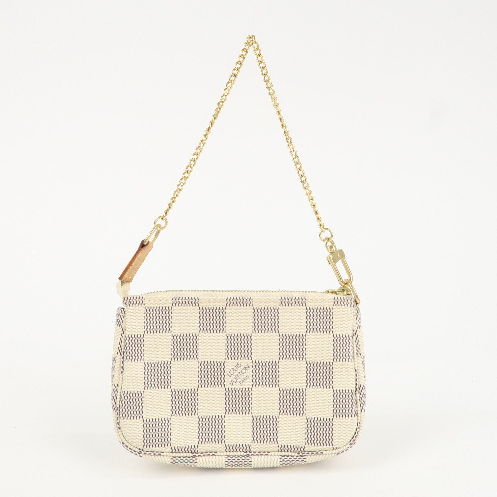 Louis Vuitton Damier Azur Mini Pochette Accessoires Pouch N58010 Used