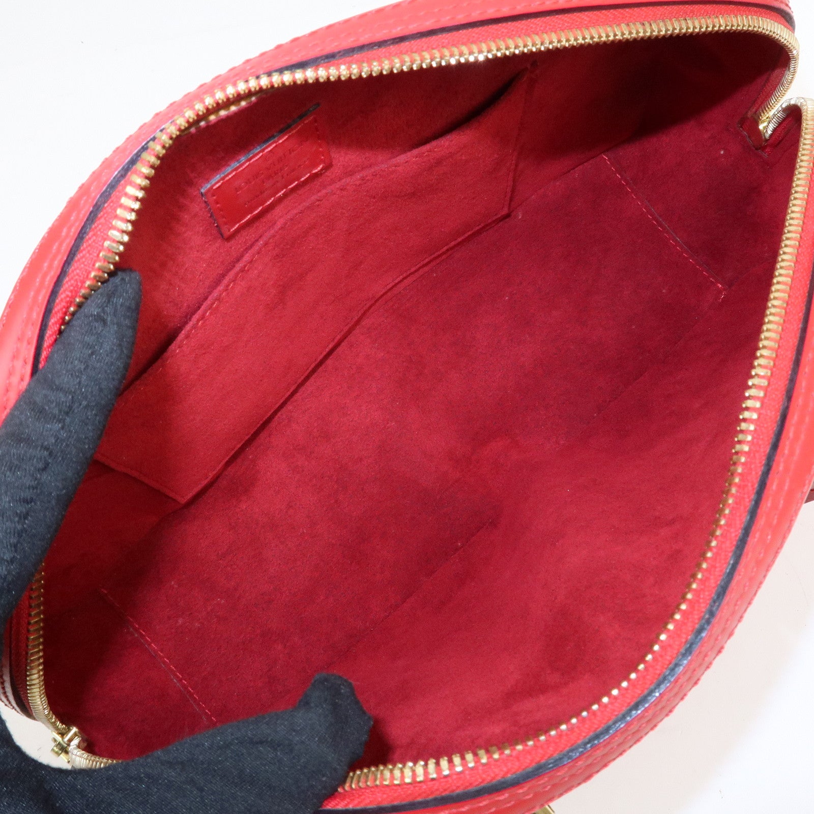 Louis Vuitton Epi Jasmine Hand Bag Castilian Red M52087