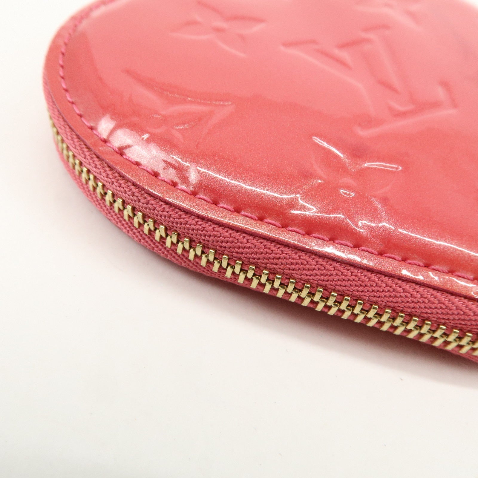 Louis Vuitton Monogram Vernis Porte Monnaie Coeur Coin Case M93562